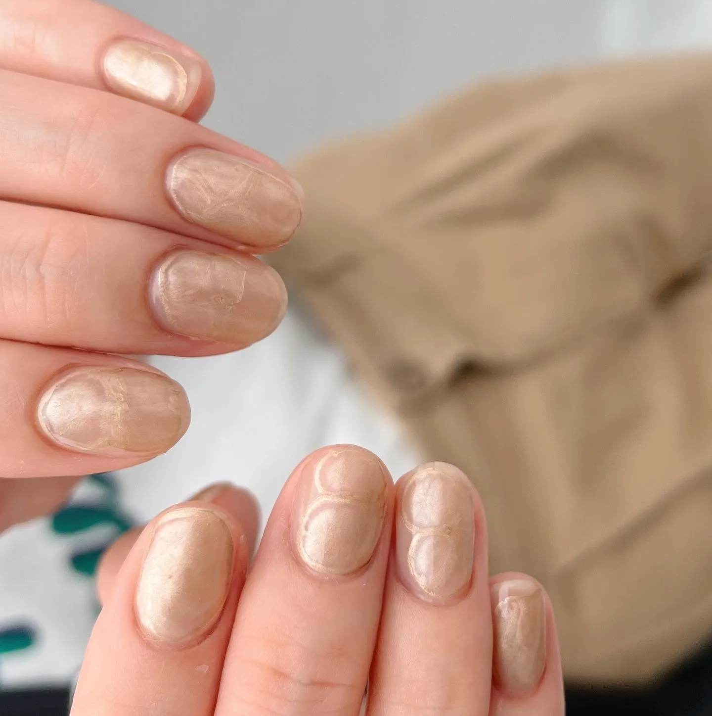 【横浜│港南区│下永谷】シンプルネイル♪♪ゴールドニュアンス