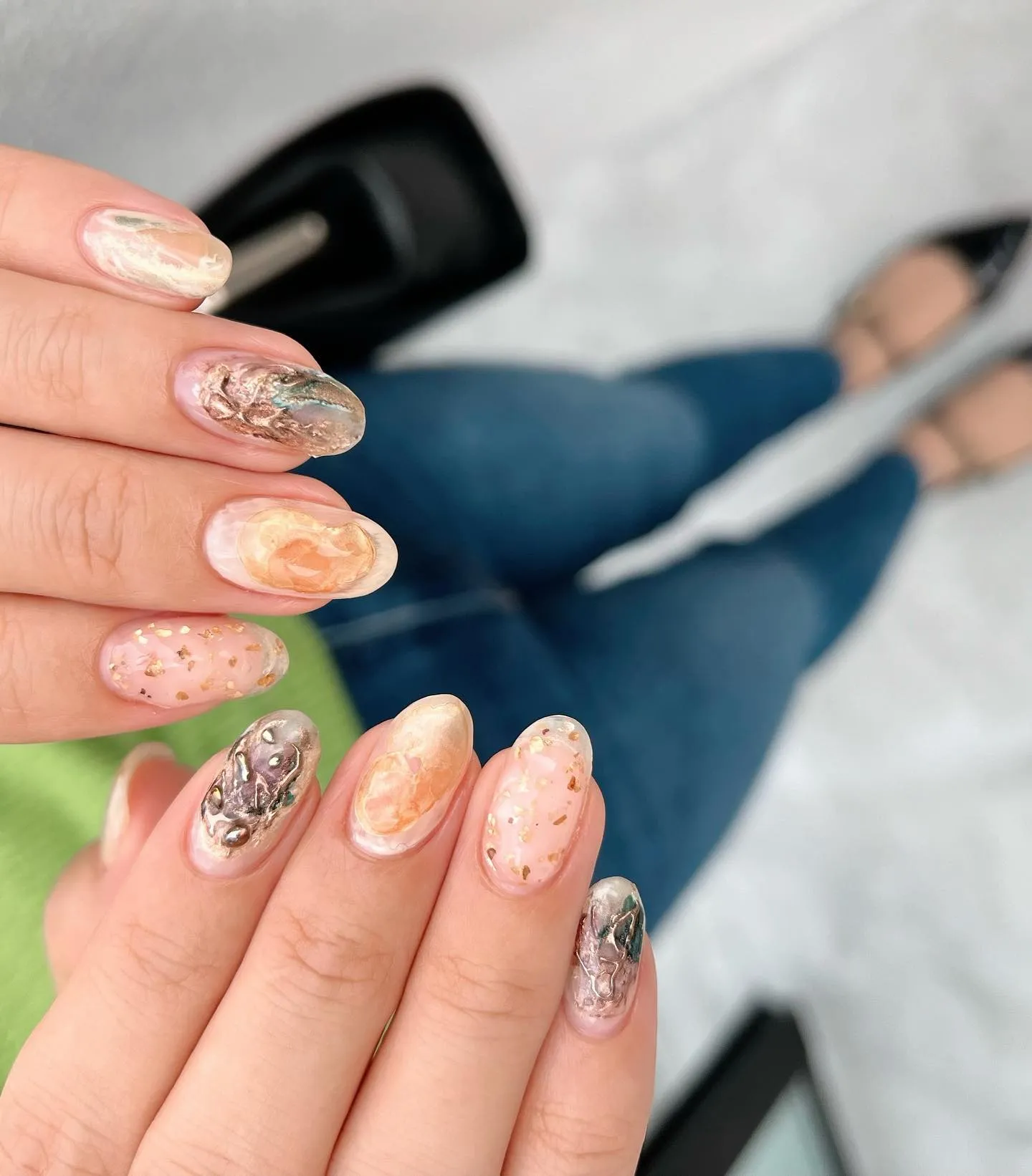 【横浜│港南区│日限山】淡色ニュアンス×鉱物デザイン♪♪