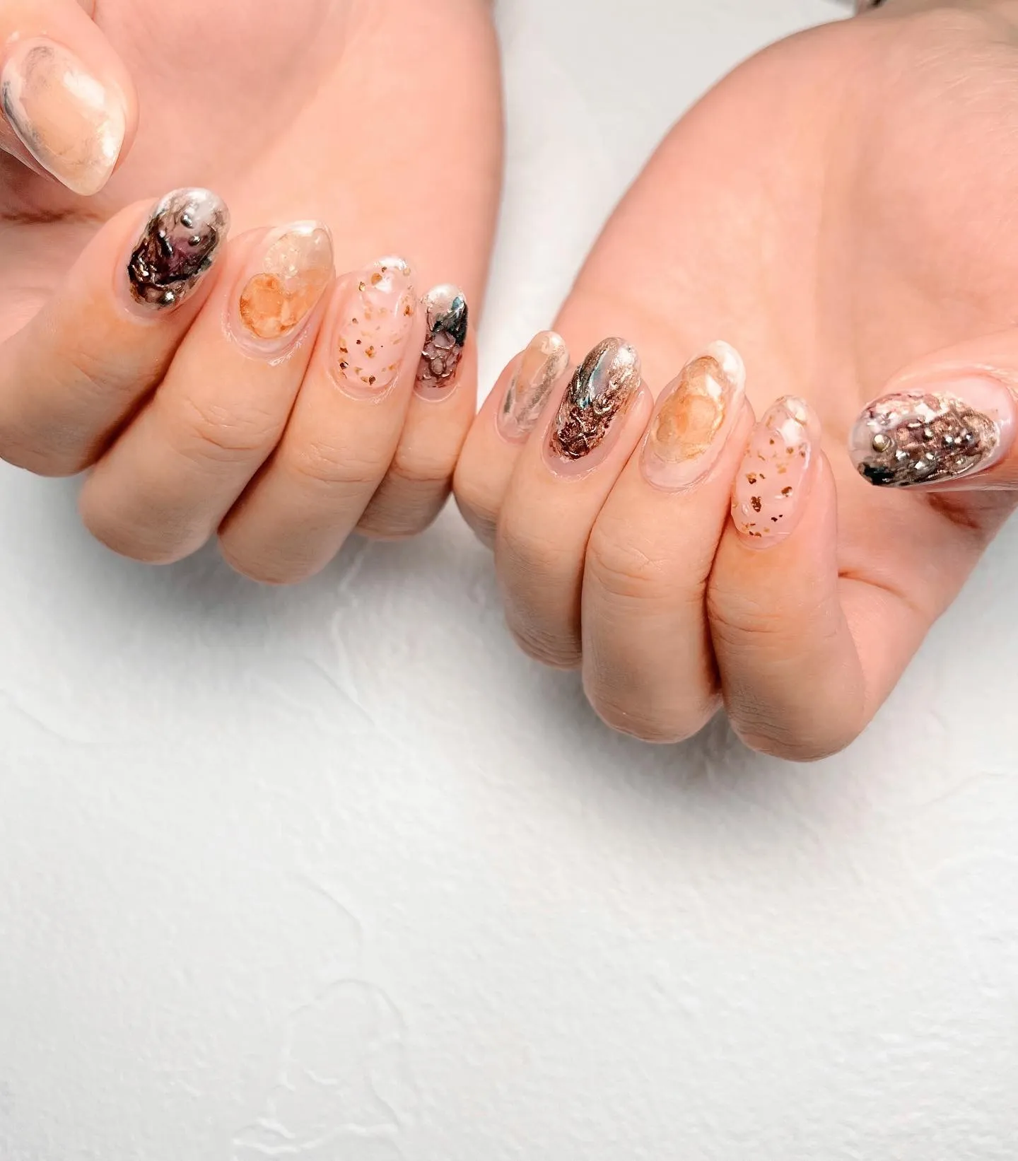 【横浜│港南区│日限山】淡色ニュアンス×鉱物デザイン♪♪