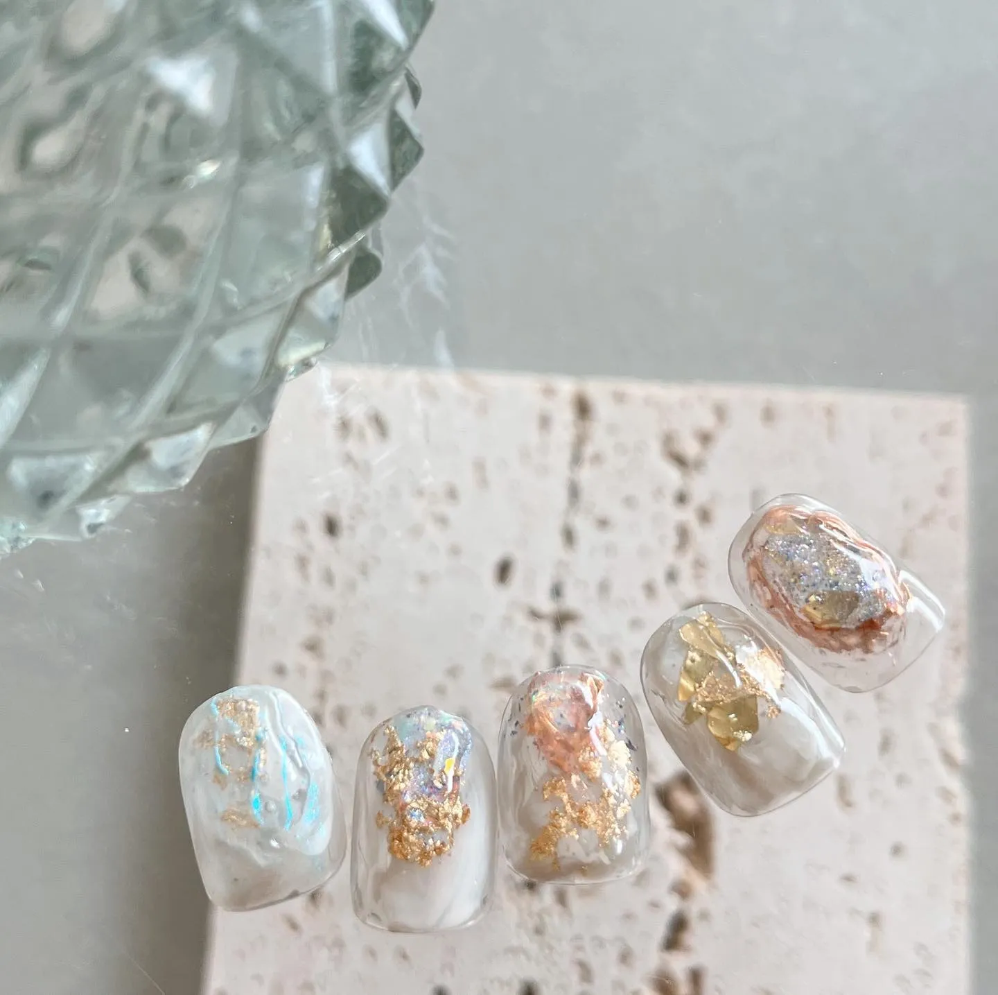 【横浜│港南区│日限山】ホワイトネイル♪♪夏ニュアンスデザイ...