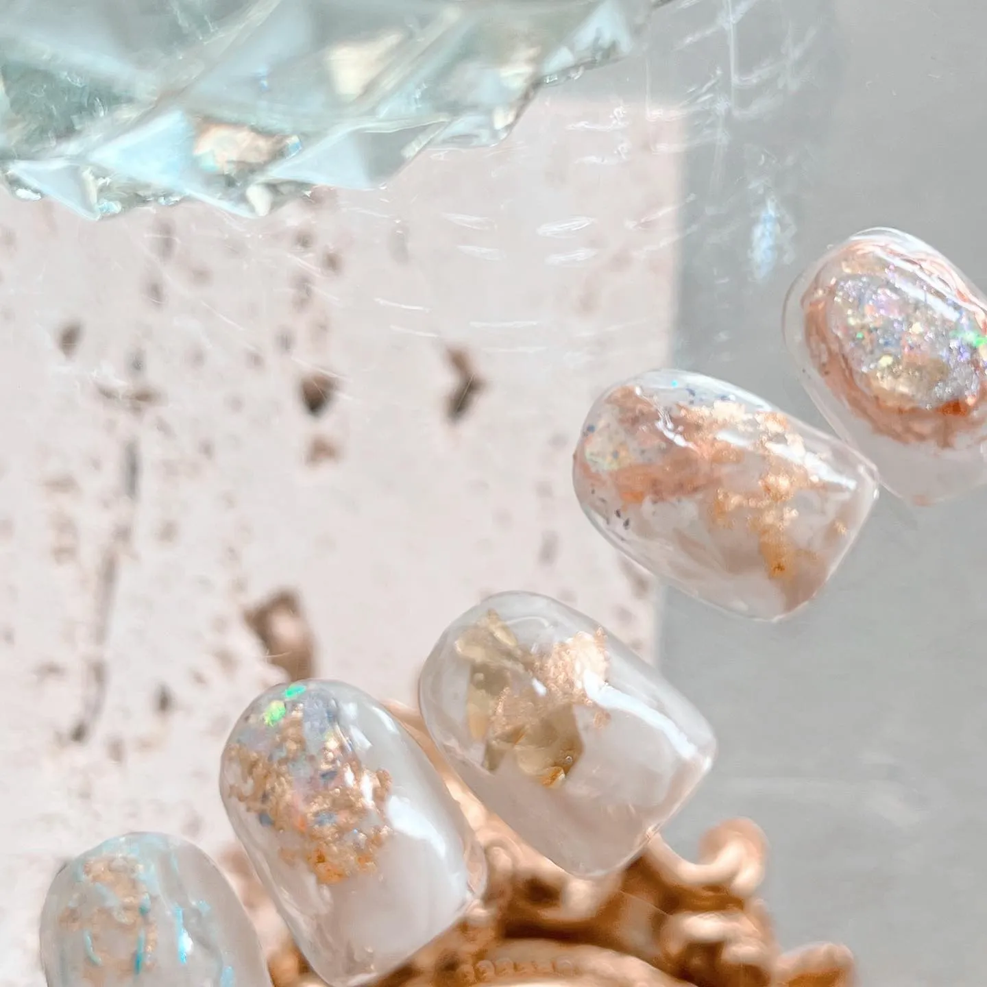 【横浜│港南区│日限山】ホワイトネイル♪♪夏ニュアンスデザイ...