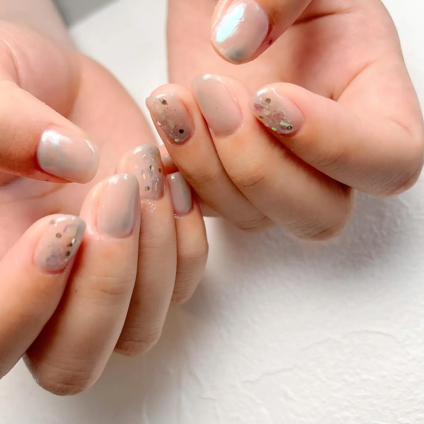 【横浜│港南区│下永谷駅】くすみニュアンス×オーロラ♪♪オフ...