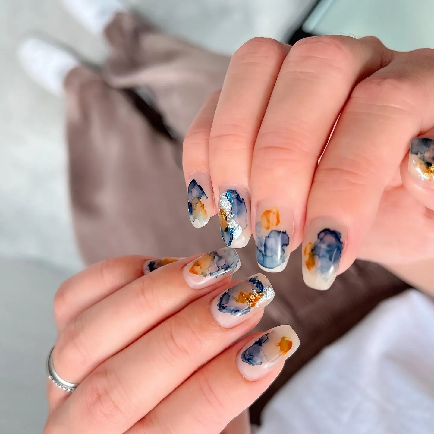 【横浜│港南区│ブルーライン下永谷駅】ブルー×イエローネイル...