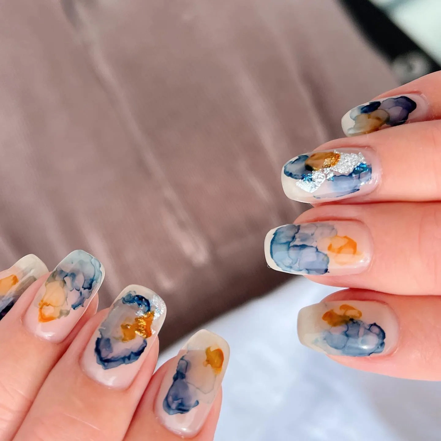 【横浜│港南区│ブルーライン下永谷駅】ブルー×イエローネイル...