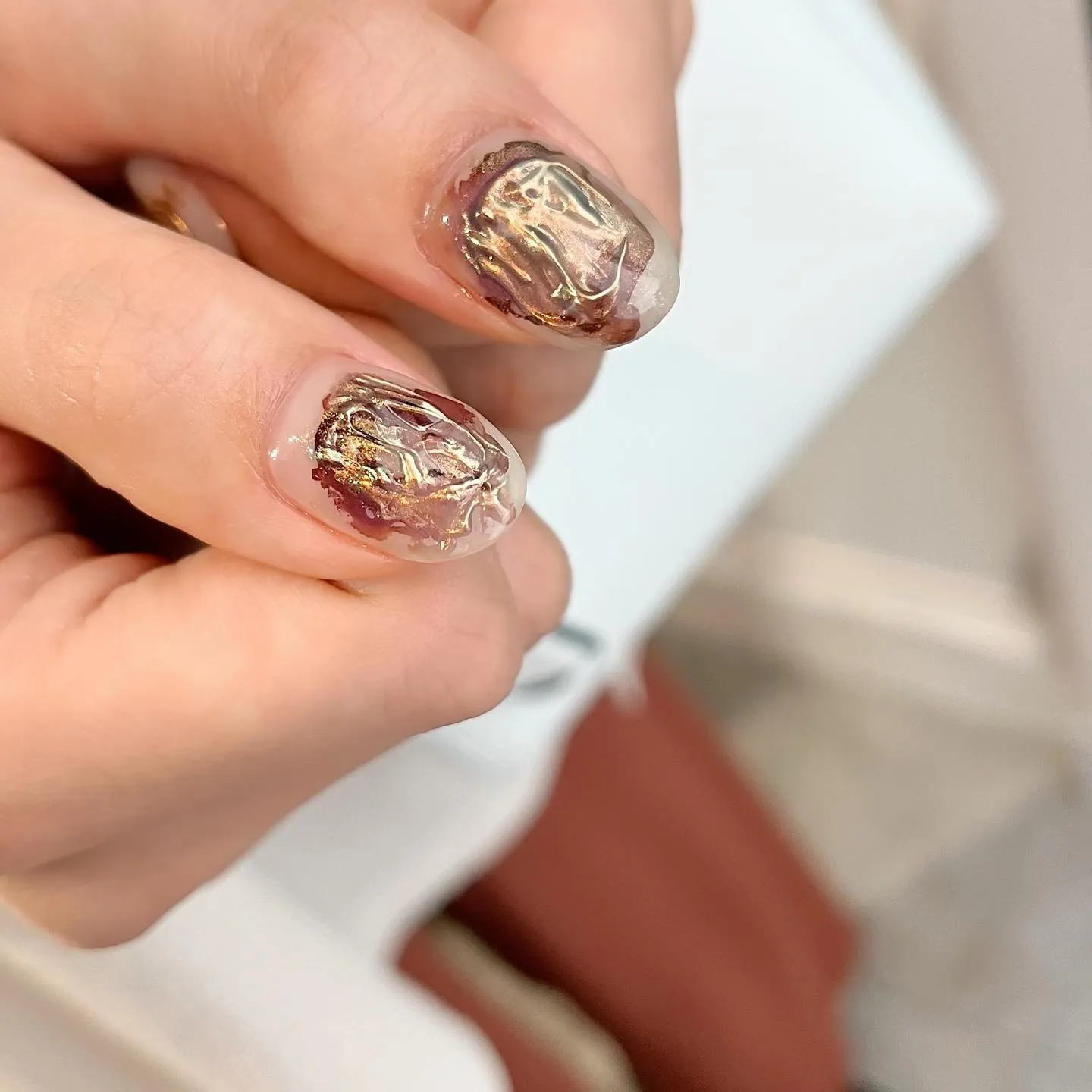 【横浜│港南区│ブルーライン下永谷駅】マグネットネイル×質感...