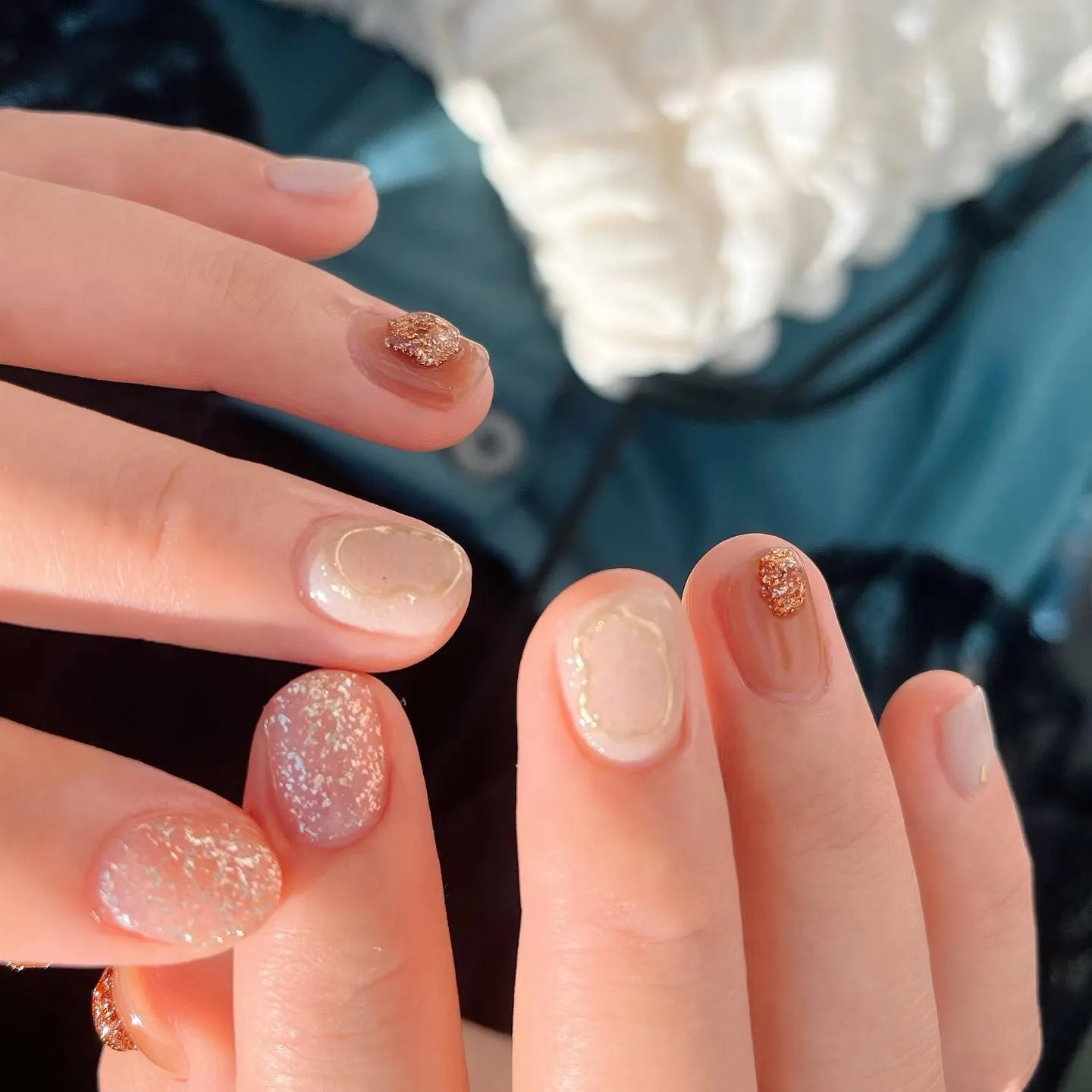 【横浜│港南区│ブルーライン下永谷駅】ショートネイルニュアン...