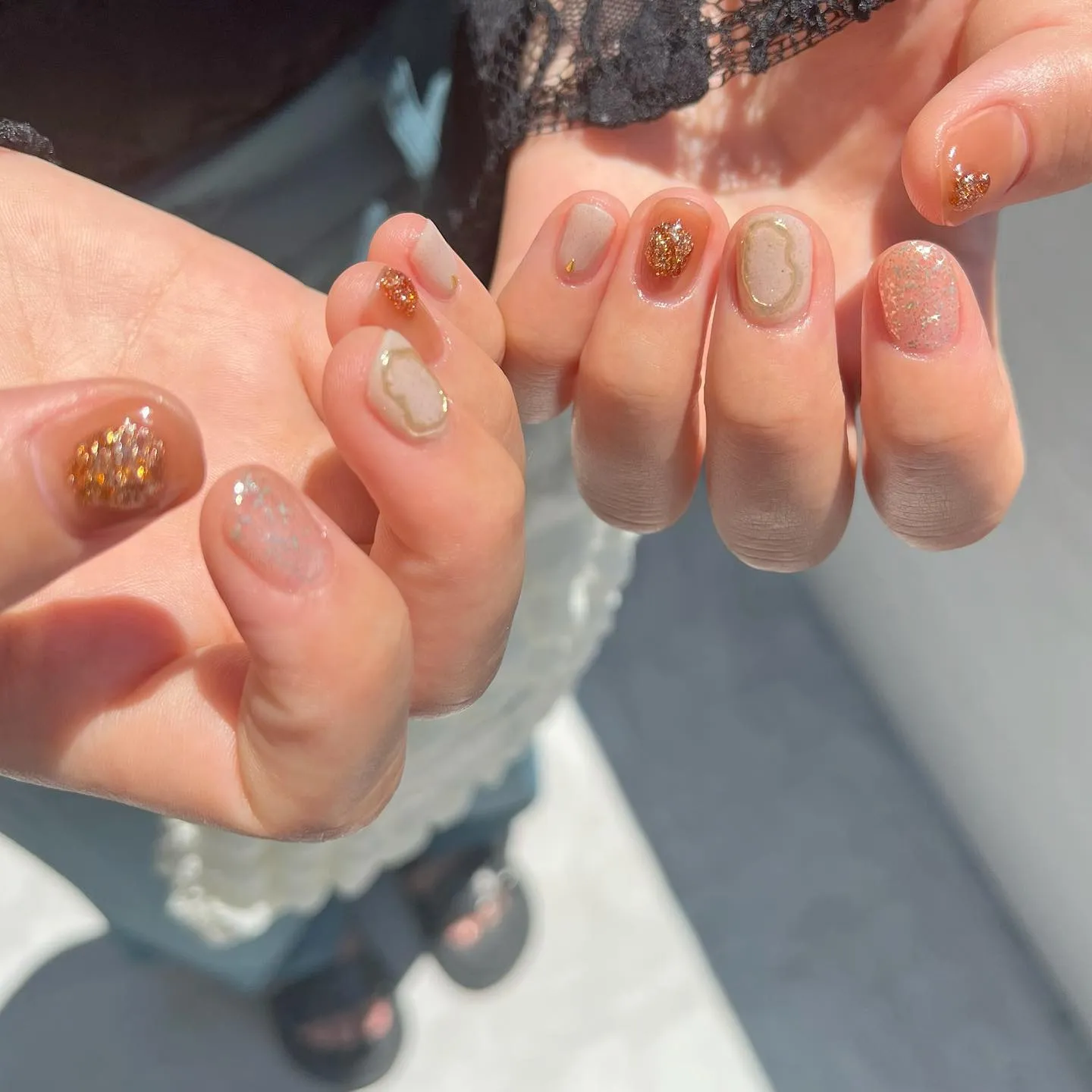 【横浜│港南区│ブルーライン下永谷駅】ショートネイルニュアン...