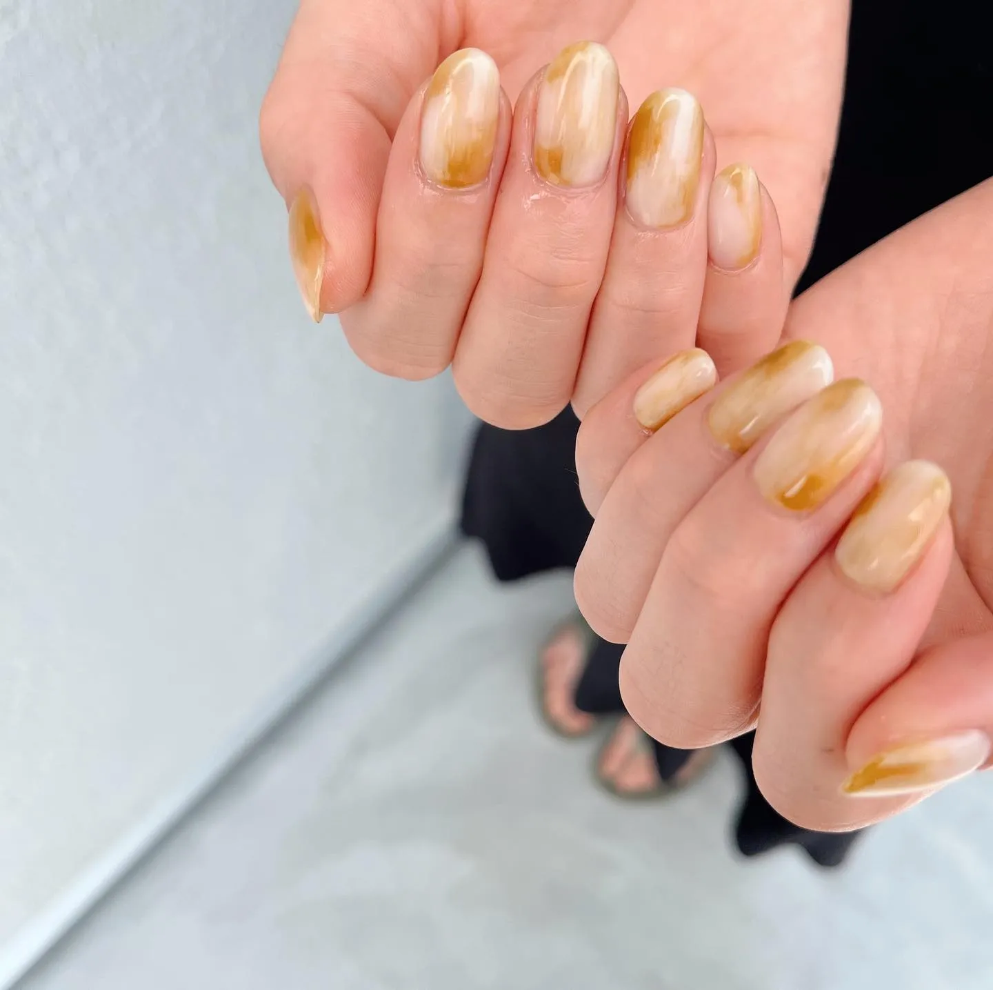 【横浜│港南区│ブルーライン下永谷駅】ニュアンスネイルデザイ...