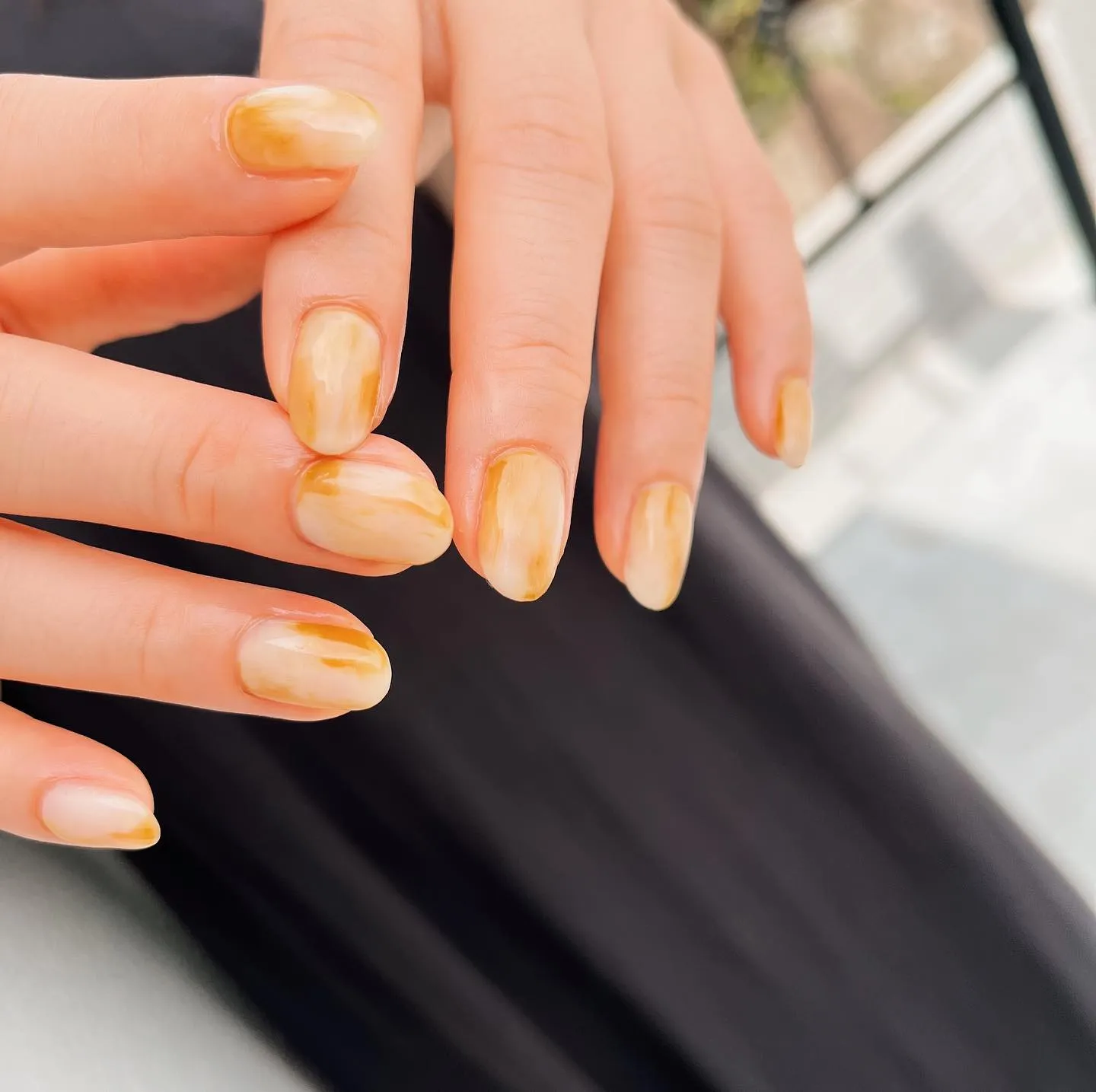 【横浜│港南区│ブルーライン下永谷駅】ニュアンスネイルデザイ...