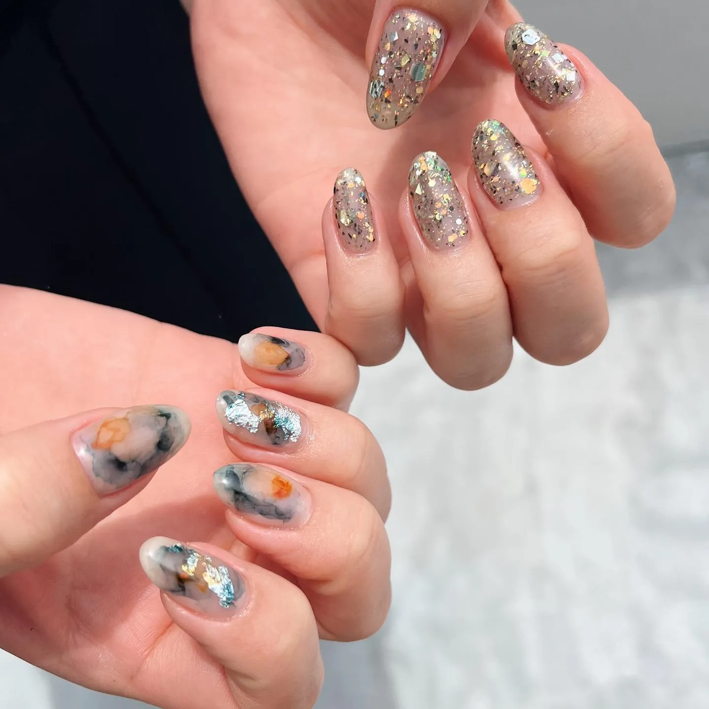 【横浜│港南区│ブルーライン下永谷駅】アシメデザインネイル☆...