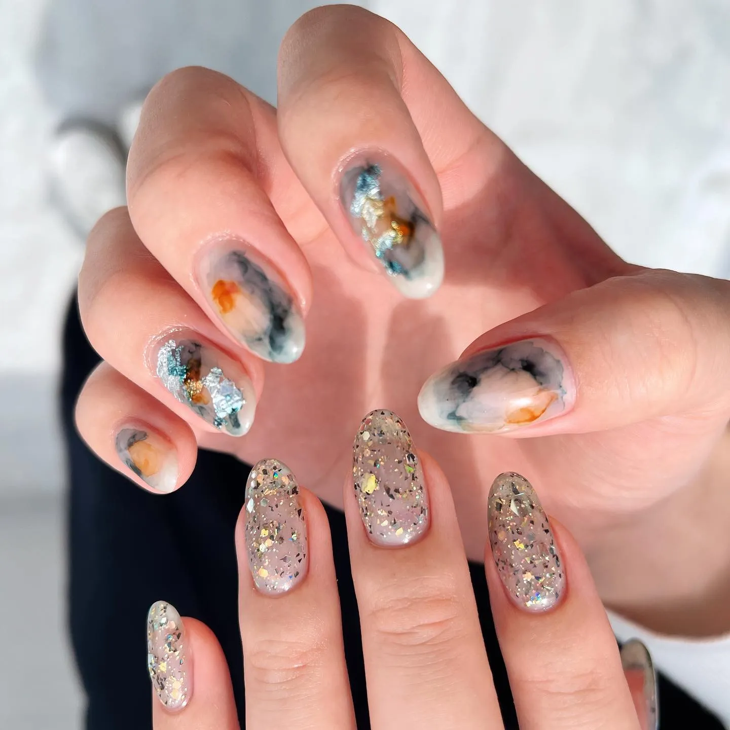 【横浜│港南区│ブルーライン下永谷駅】アシメデザインネイル☆...