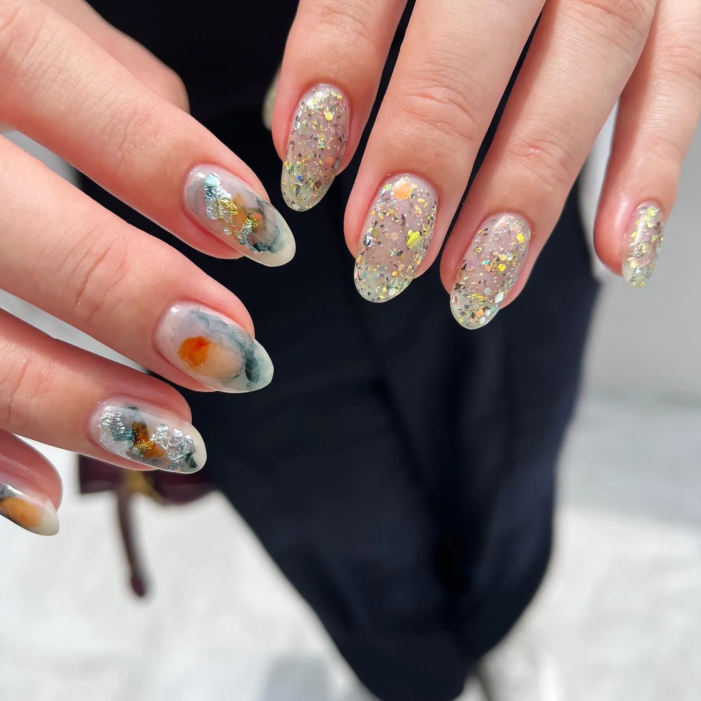 【横浜│港南区│ブルーライン下永谷駅】アシメデザインネイル☆...