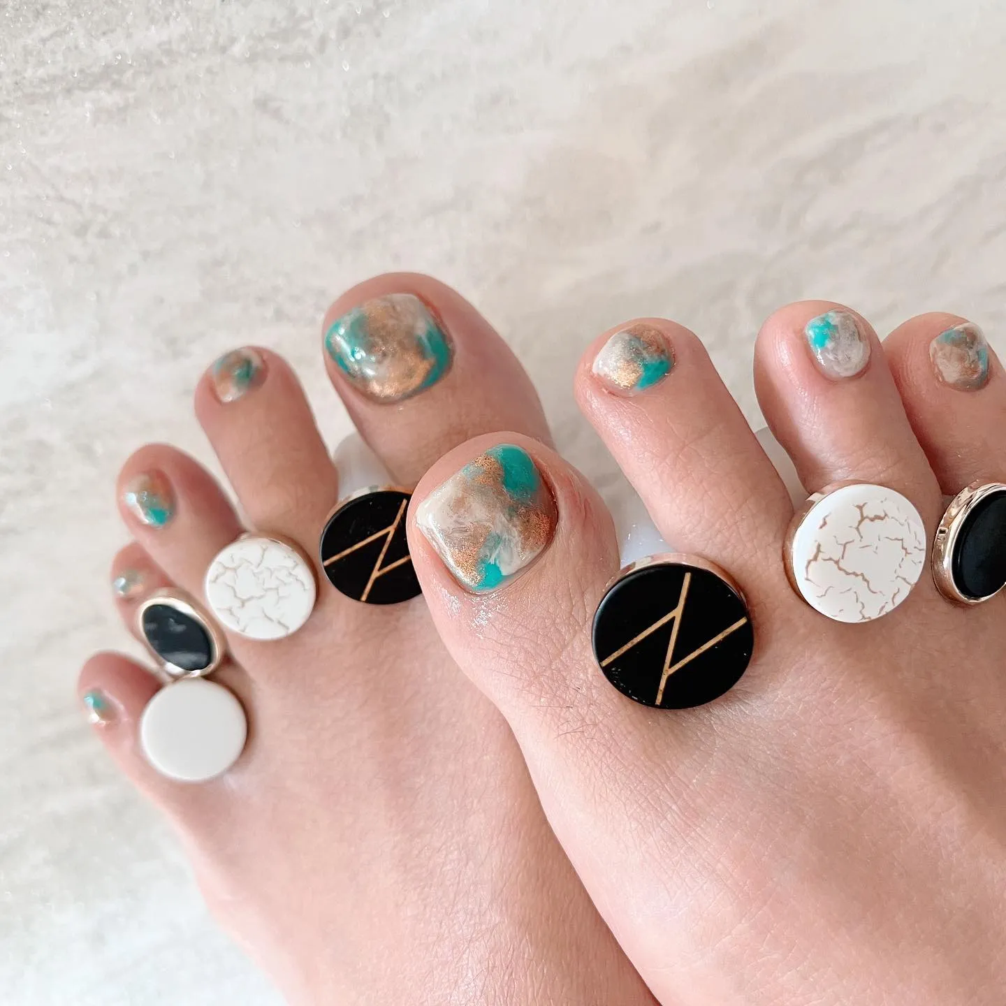 【横浜│港南区│ブルーライン下永谷駅】フットネイル♪♪ターコ...