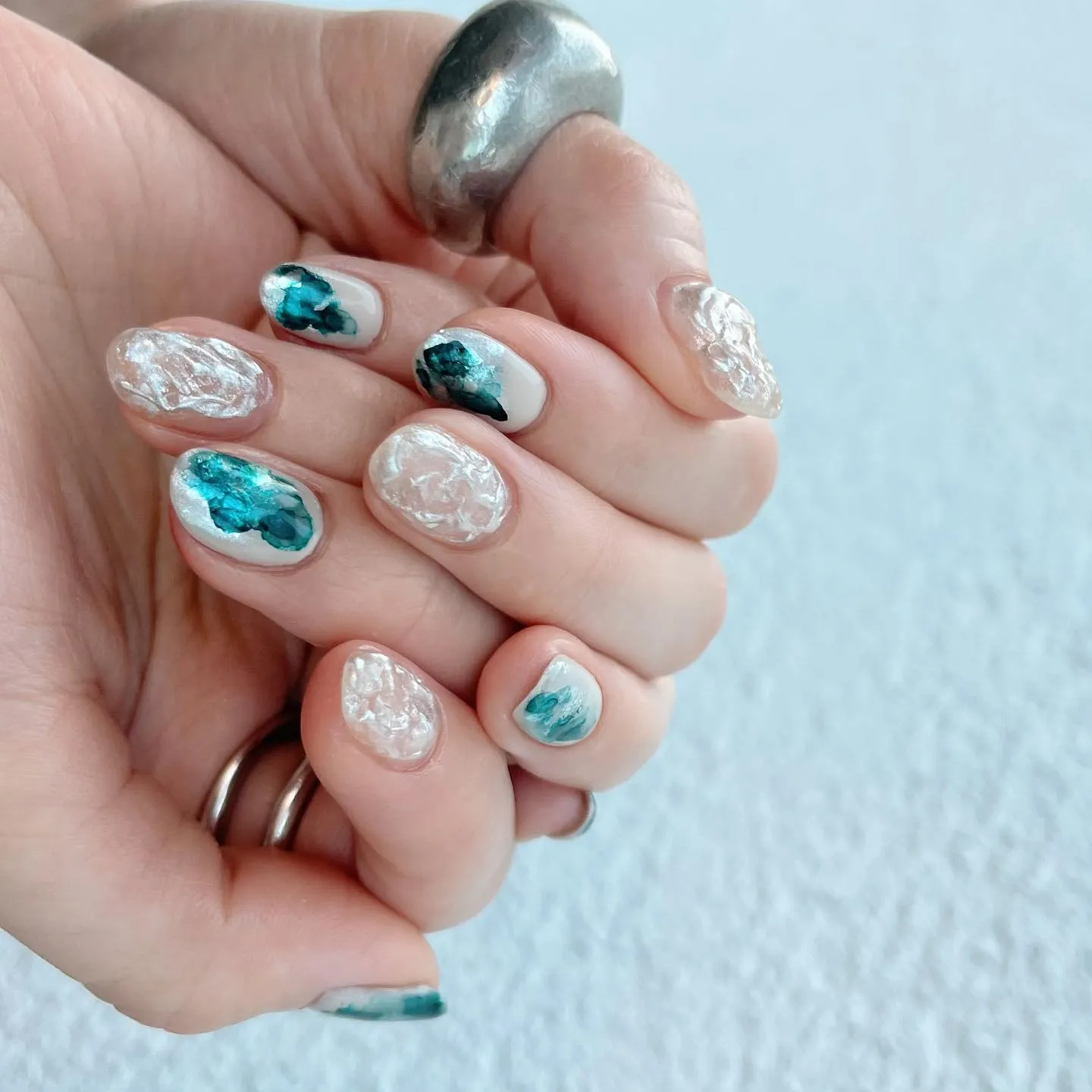 【横浜│港南区│ブルーライン下永谷駅】氷デザインネイル♪♪
