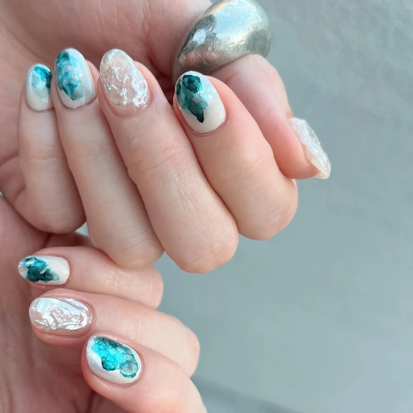 【横浜│港南区│ブルーライン下永谷駅】氷デザインネイル♪♪