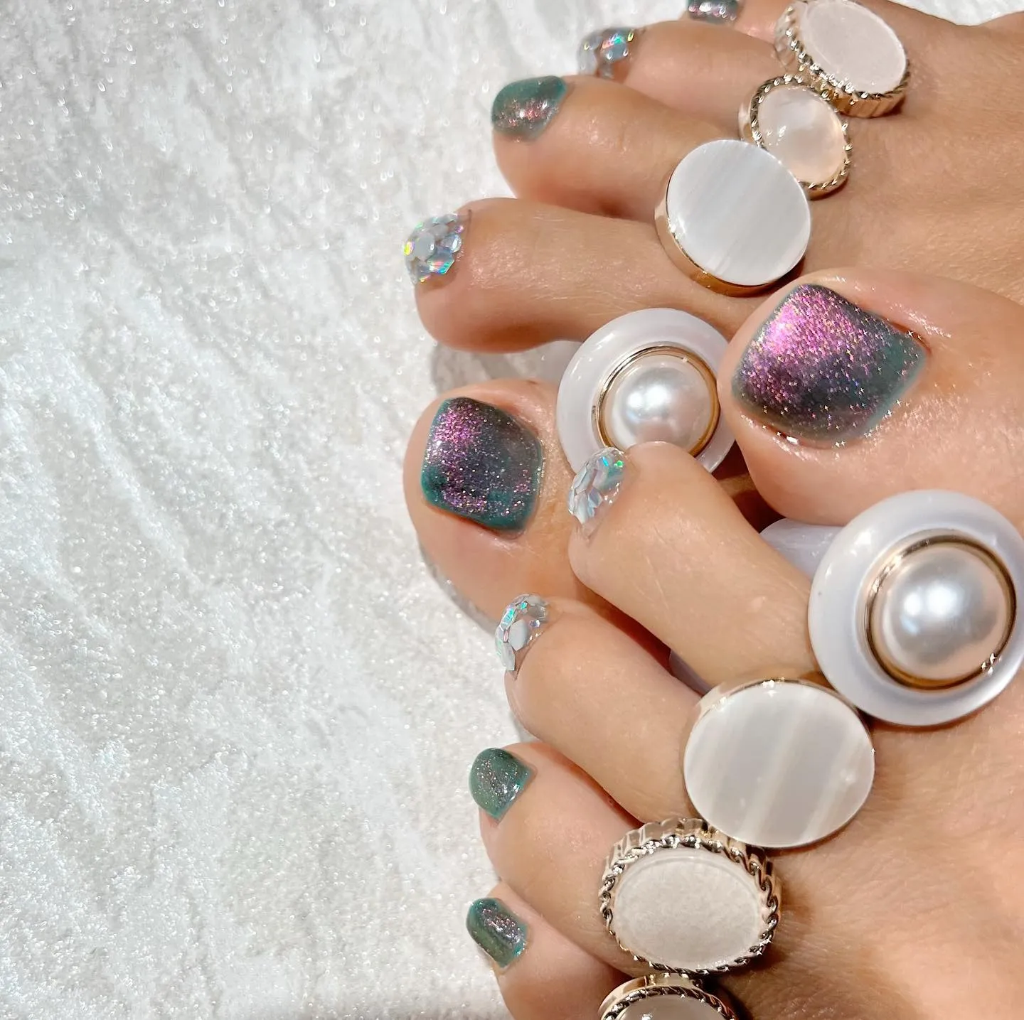 【横浜│港南区ブルーライン下永谷駅】フットネイル♪♪マグネッ...