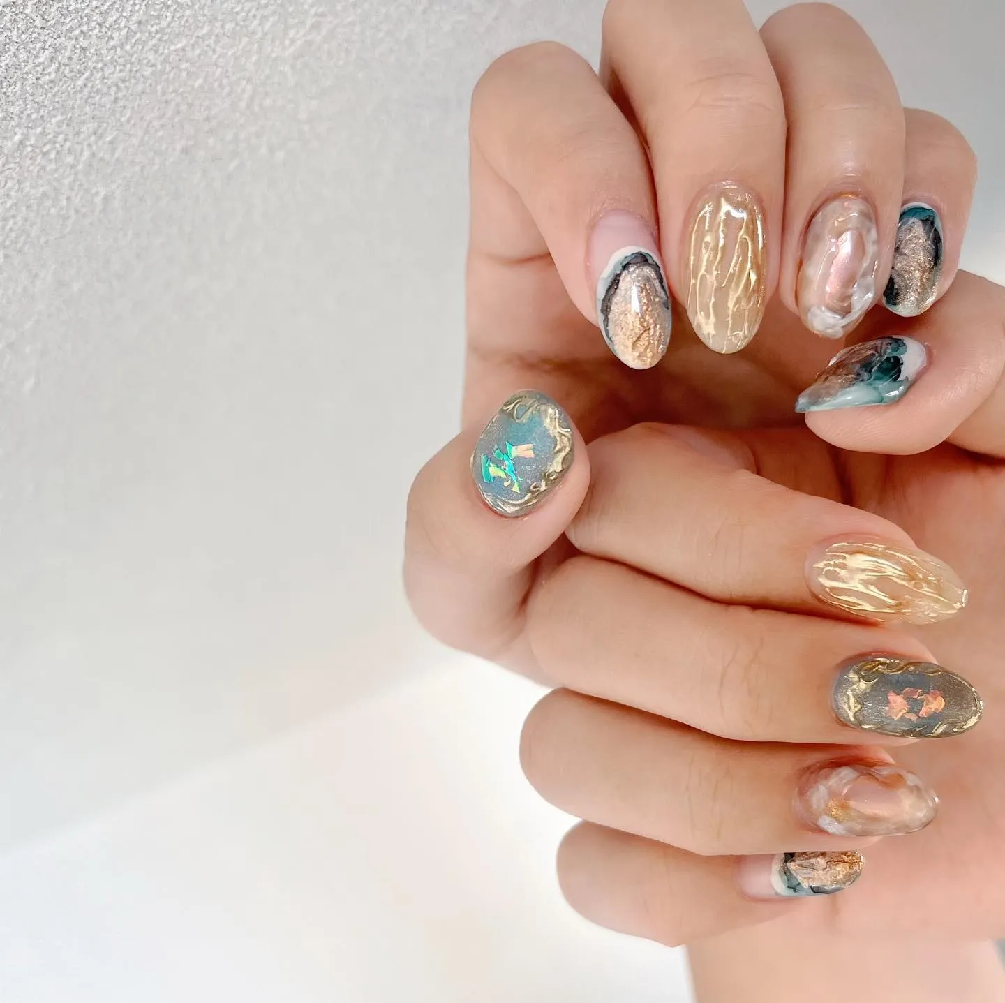 【横浜│港南区│ブルーライン下永谷駅】ニュアンスデザインネイ...