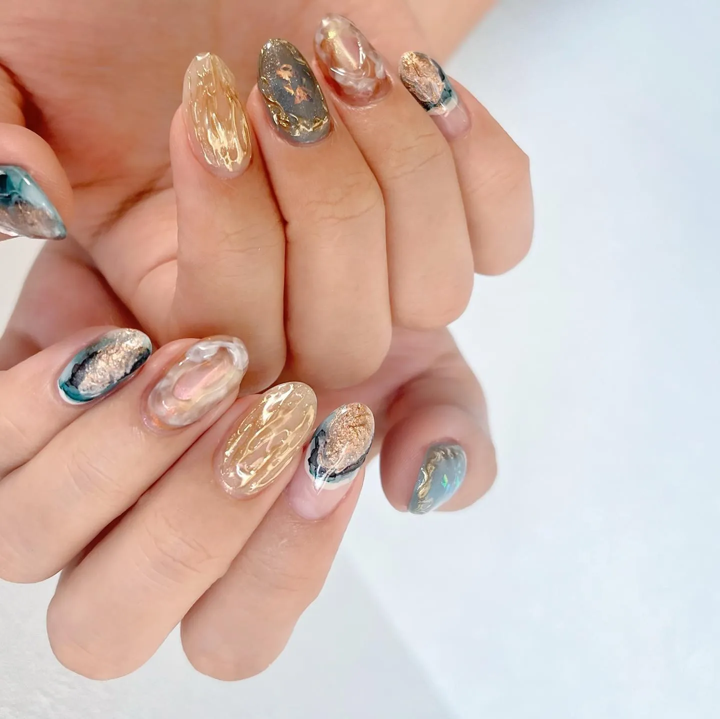 【横浜│港南区│ブルーライン下永谷駅】ニュアンスデザインネイ...