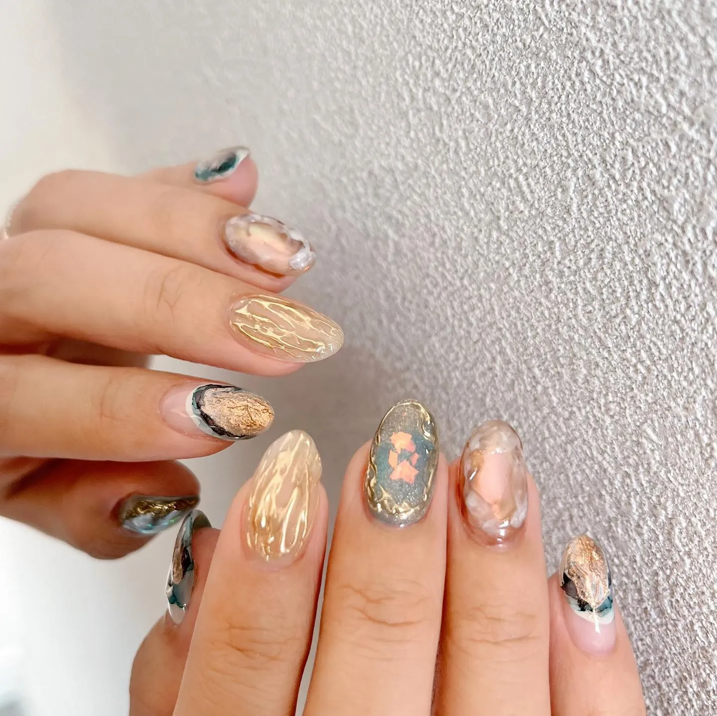 【横浜│港南区│ブルーライン下永谷駅】ニュアンスデザインネイ...