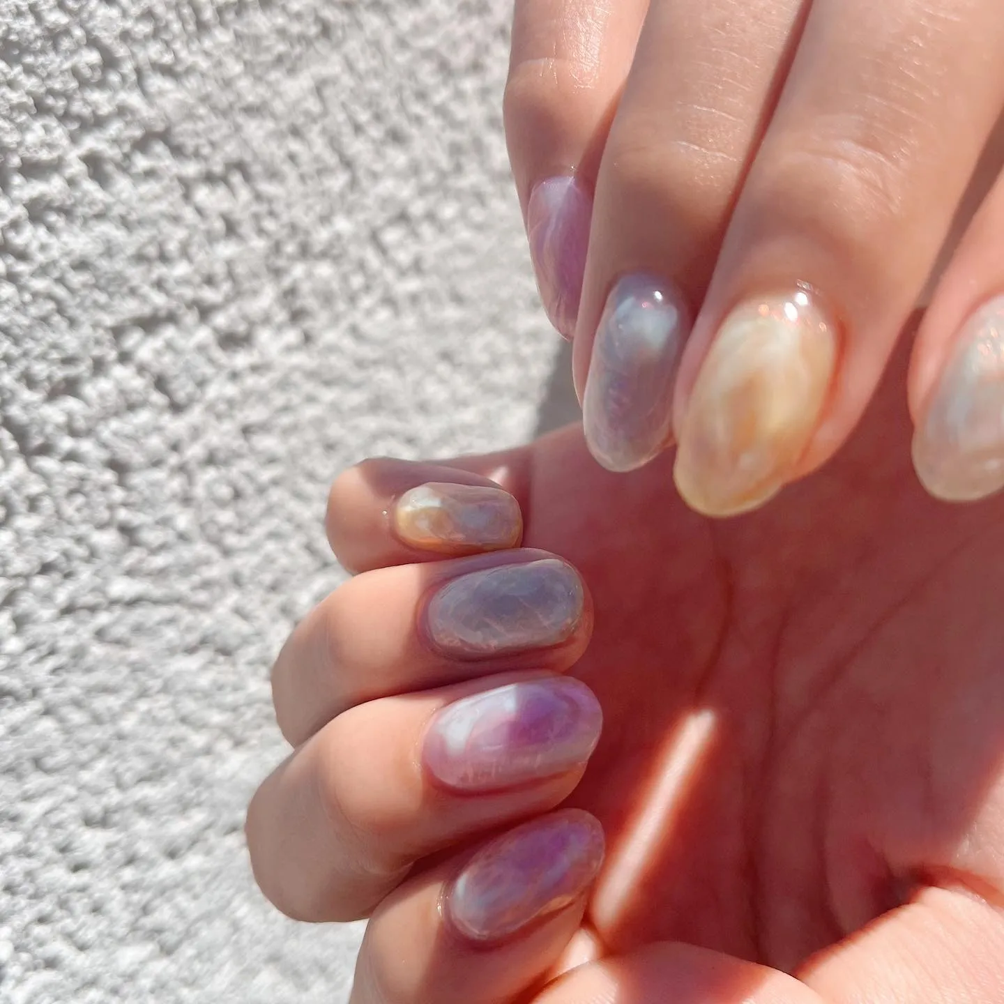 【横浜│港南区│ニュアンスネイル】淡色パステルニュアンス♪♪