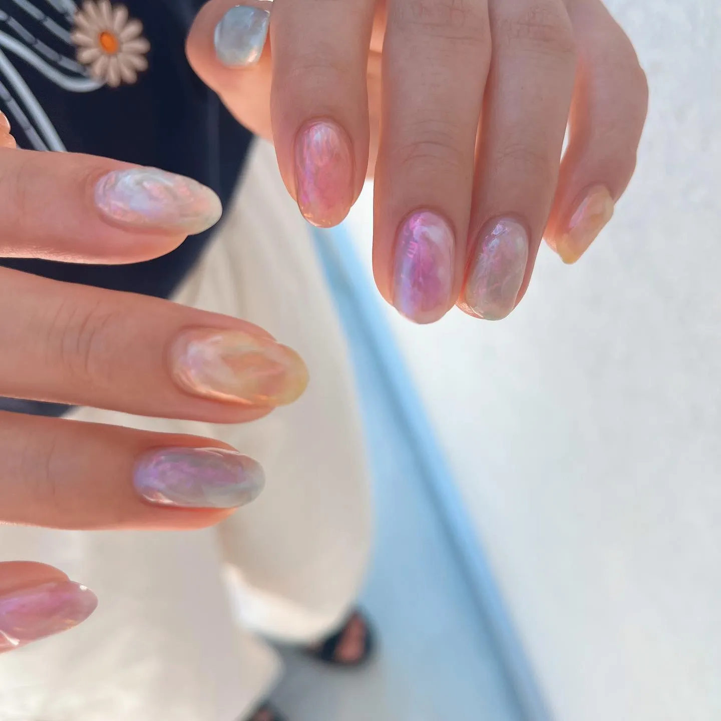 【横浜│港南区│ニュアンスネイル】淡色パステルニュアンス♪♪