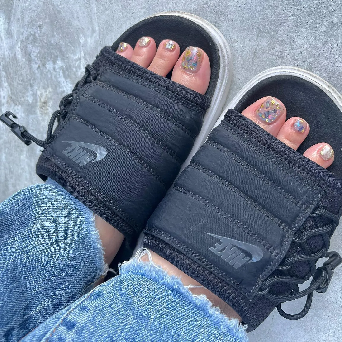 【横浜│港南区│ニュアンスネイル】フットネイル♪♪