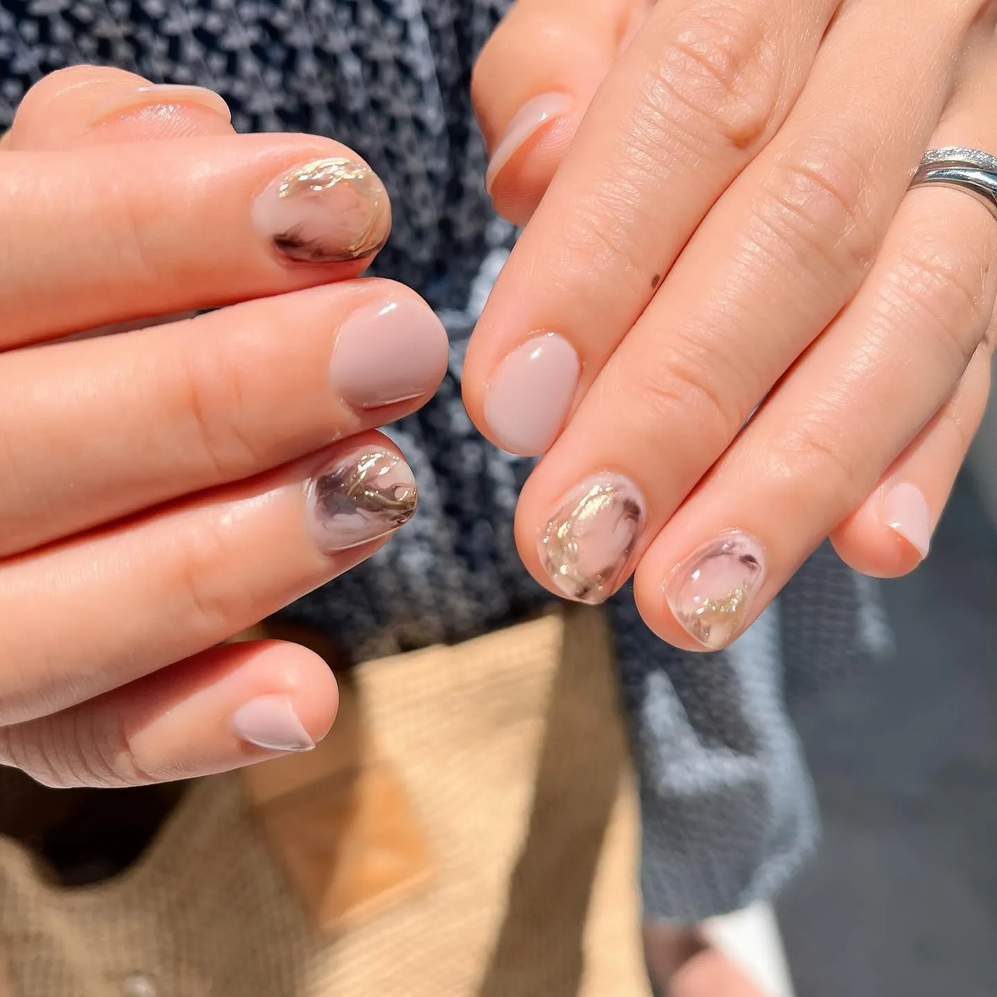 【横浜│港南区│ブルーライン下永谷駅】ショートネイルニュアン...