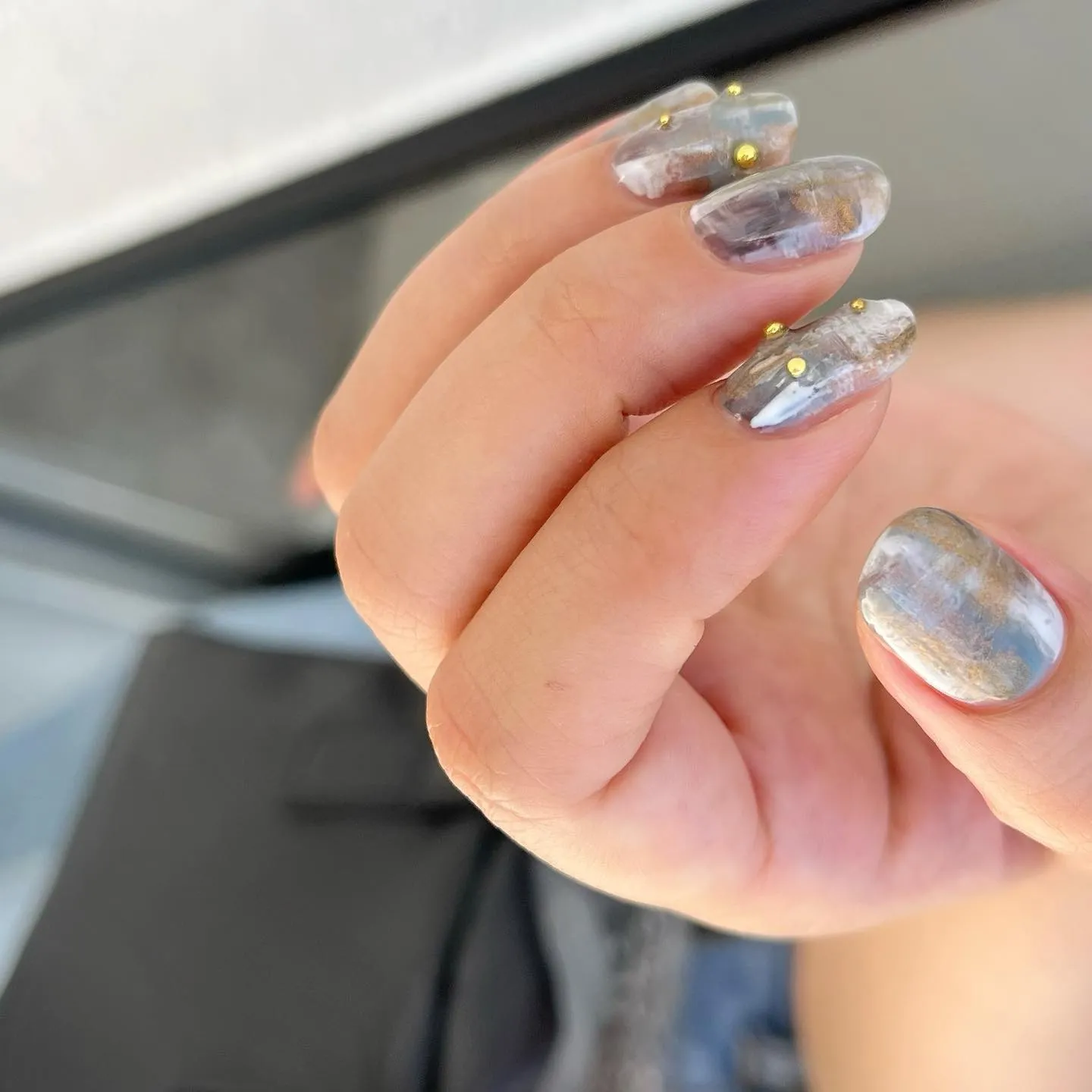 【横浜│港南区│ニュアンスネイル】ビンテージデザイン♪♪