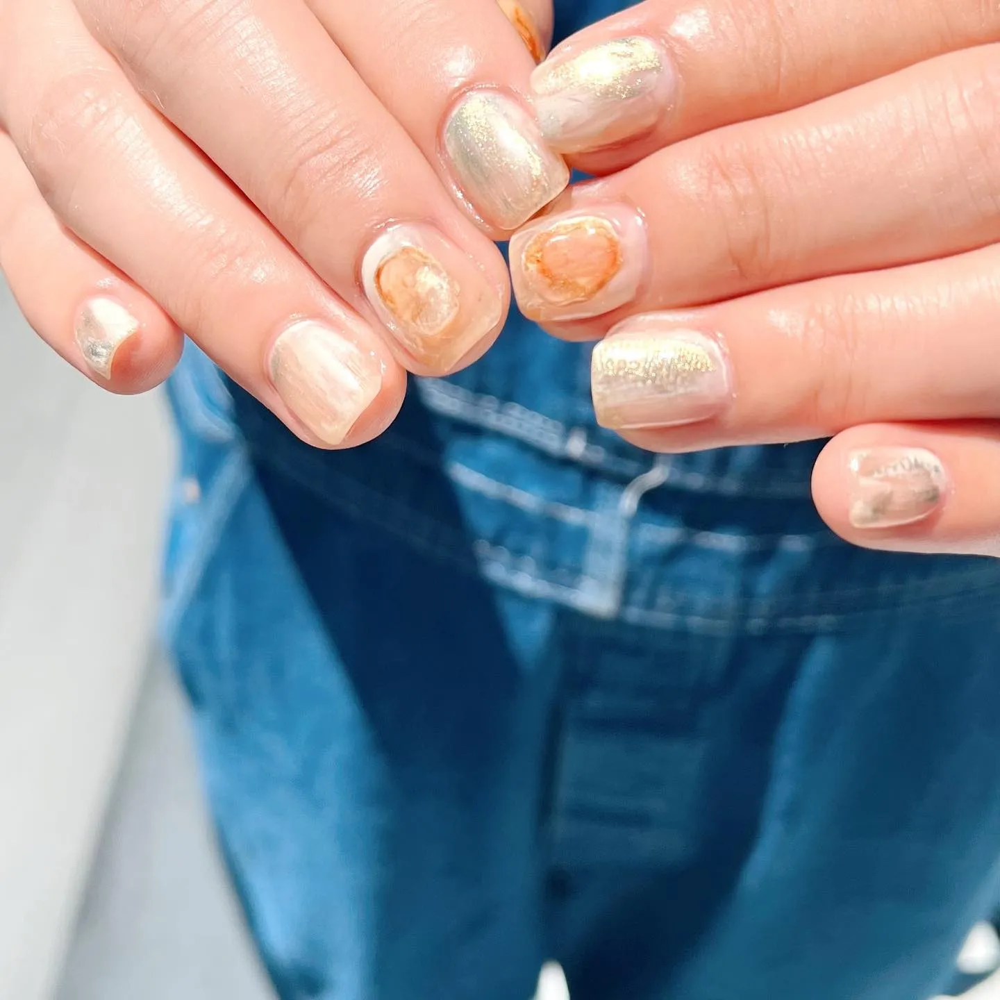 【横浜│港南区│ブルーライン下永谷駅】はちみつニュアンスネイ...