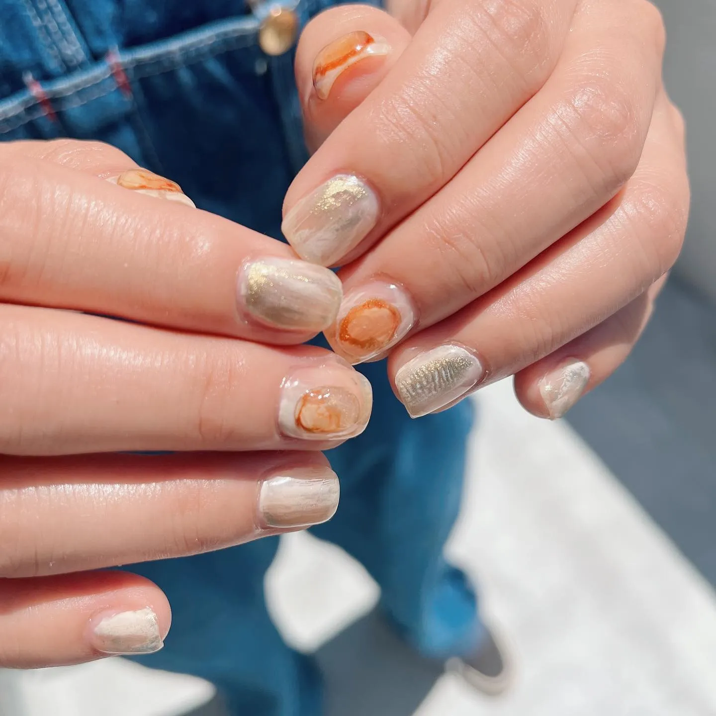 【横浜│港南区│ブルーライン下永谷駅】はちみつニュアンスネイ...