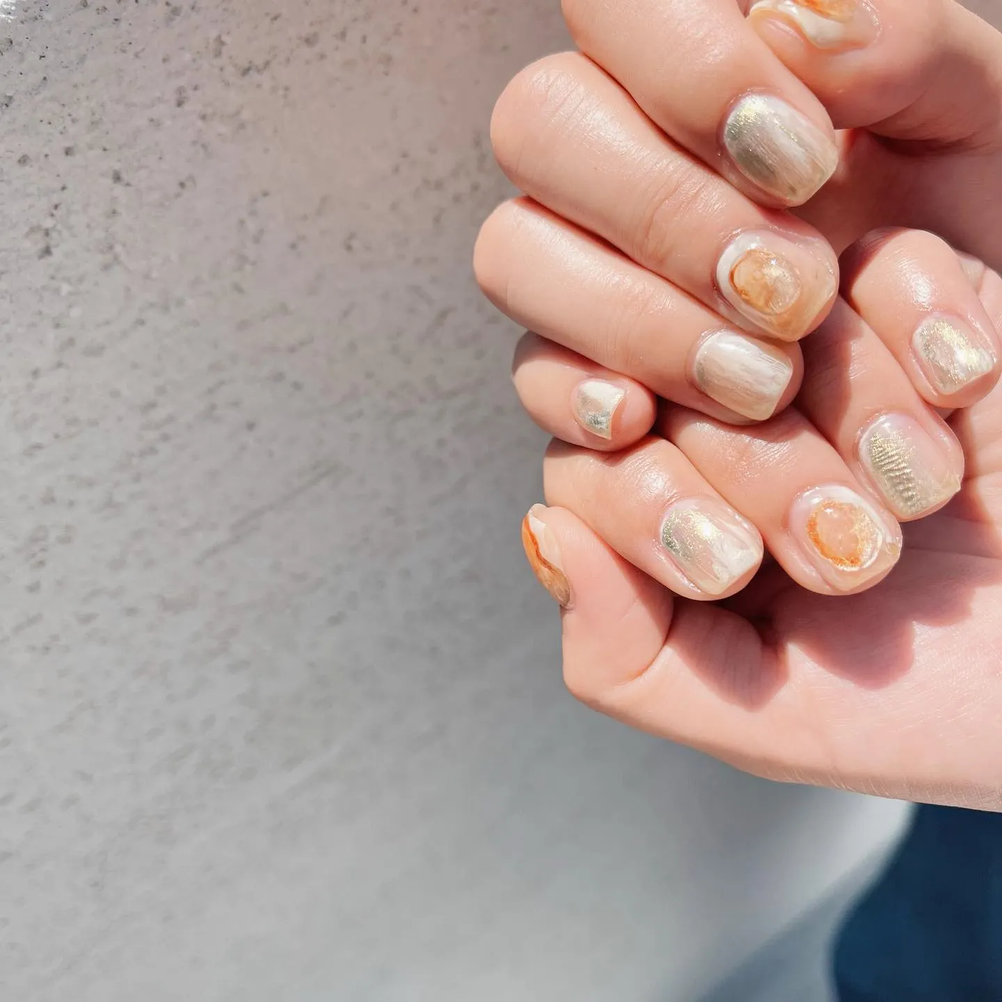 【横浜│港南区│ブルーライン下永谷駅】はちみつニュアンスネイ...