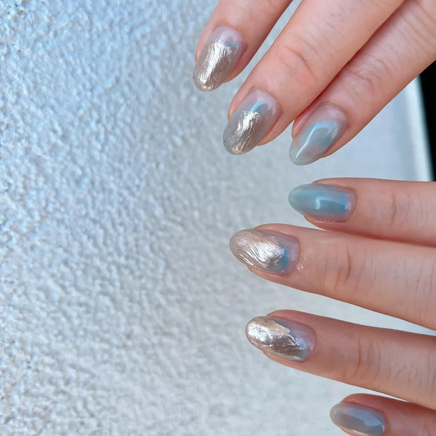 【横浜│港南区│ブルーライン下永谷】シンプルニュアンスネイル...