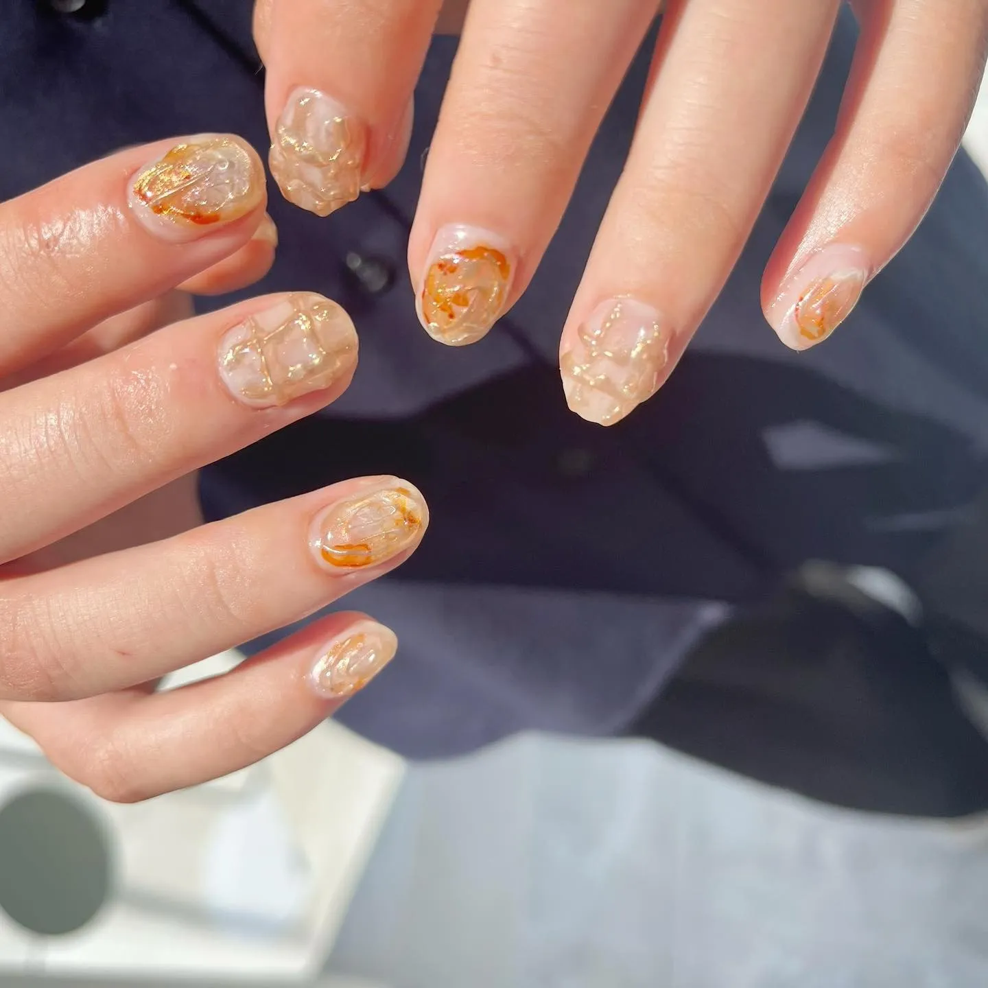 【横浜│港南区│ブルーライン下永谷駅】ぷっくりニュアンスネイ...