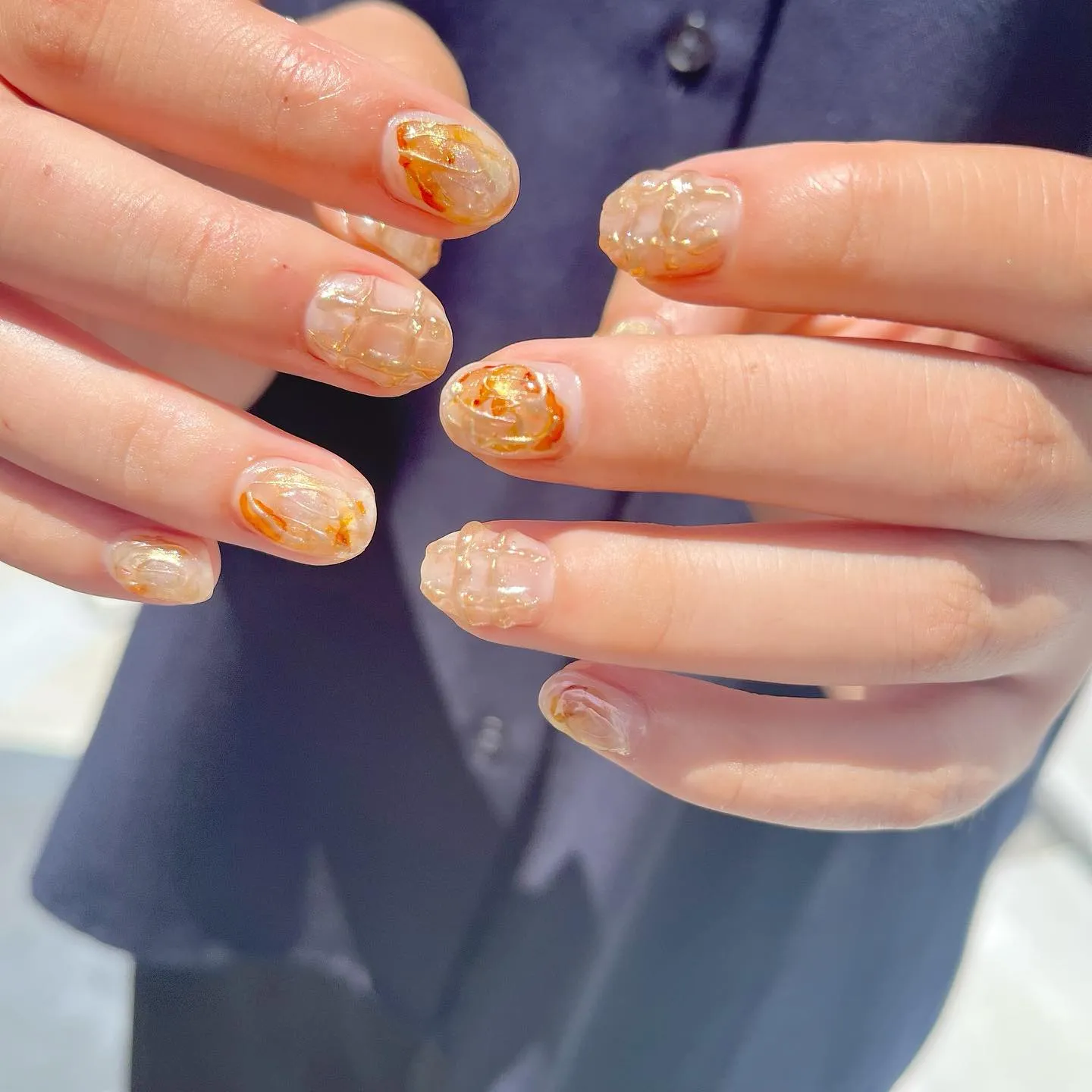 【横浜│港南区│ブルーライン下永谷駅】ぷっくりニュアンスネイ...