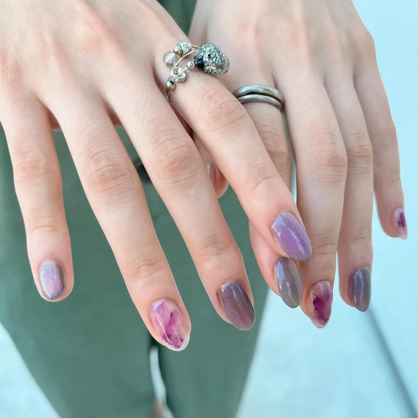 【横浜│港南区│ブルーライン下永谷駅】インク×マグネットネイ...