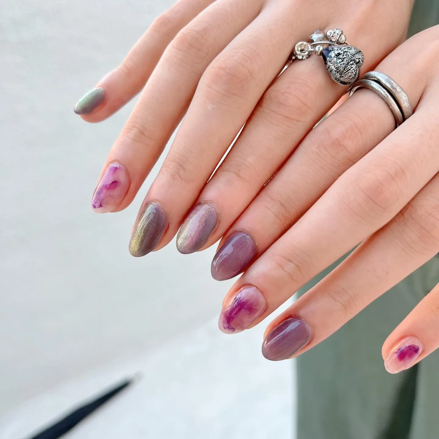 【横浜│港南区│ブルーライン下永谷駅】インク×マグネットネイ...