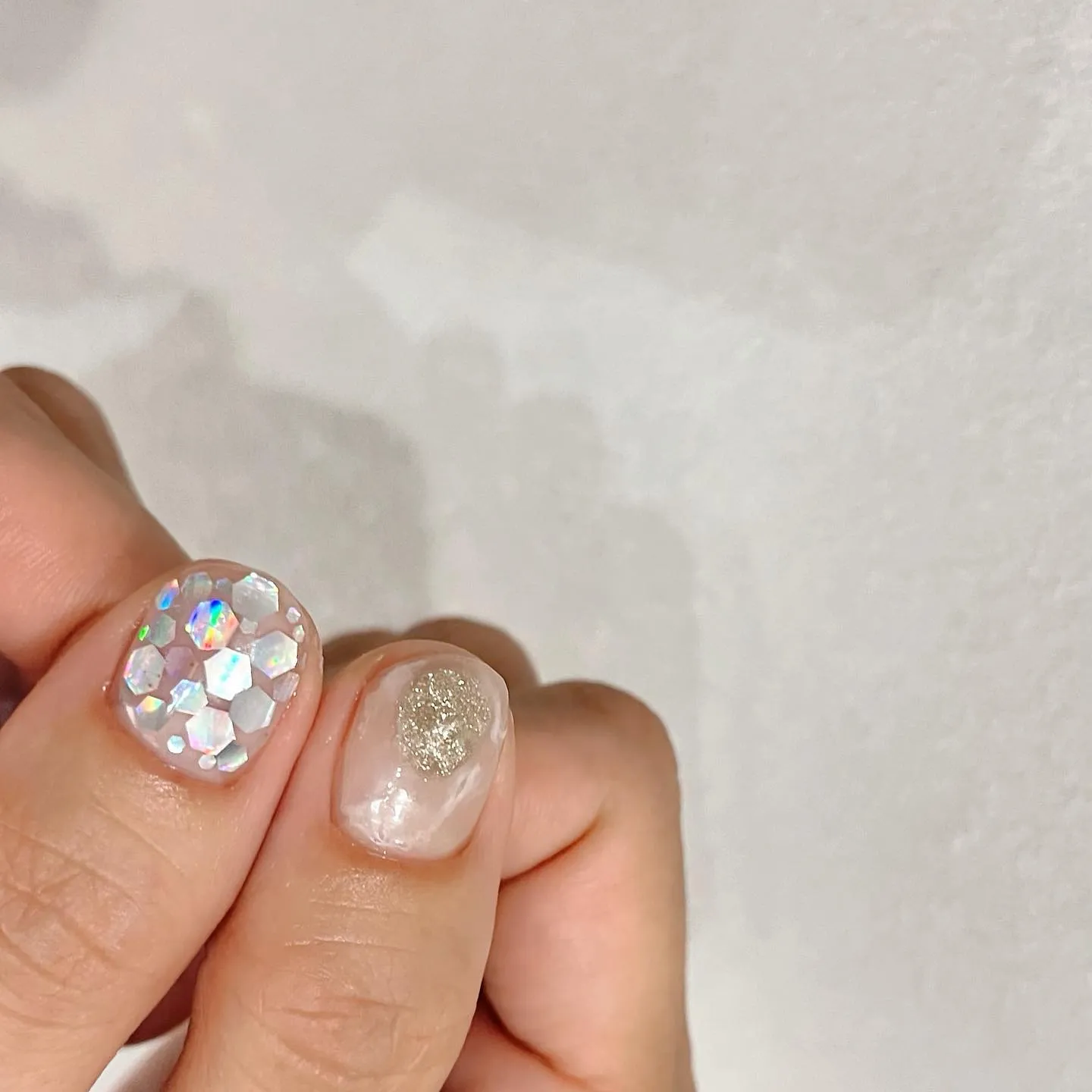 【横浜│港南区│ブルーライン下永谷駅】シルバーネイル♪♪左右...