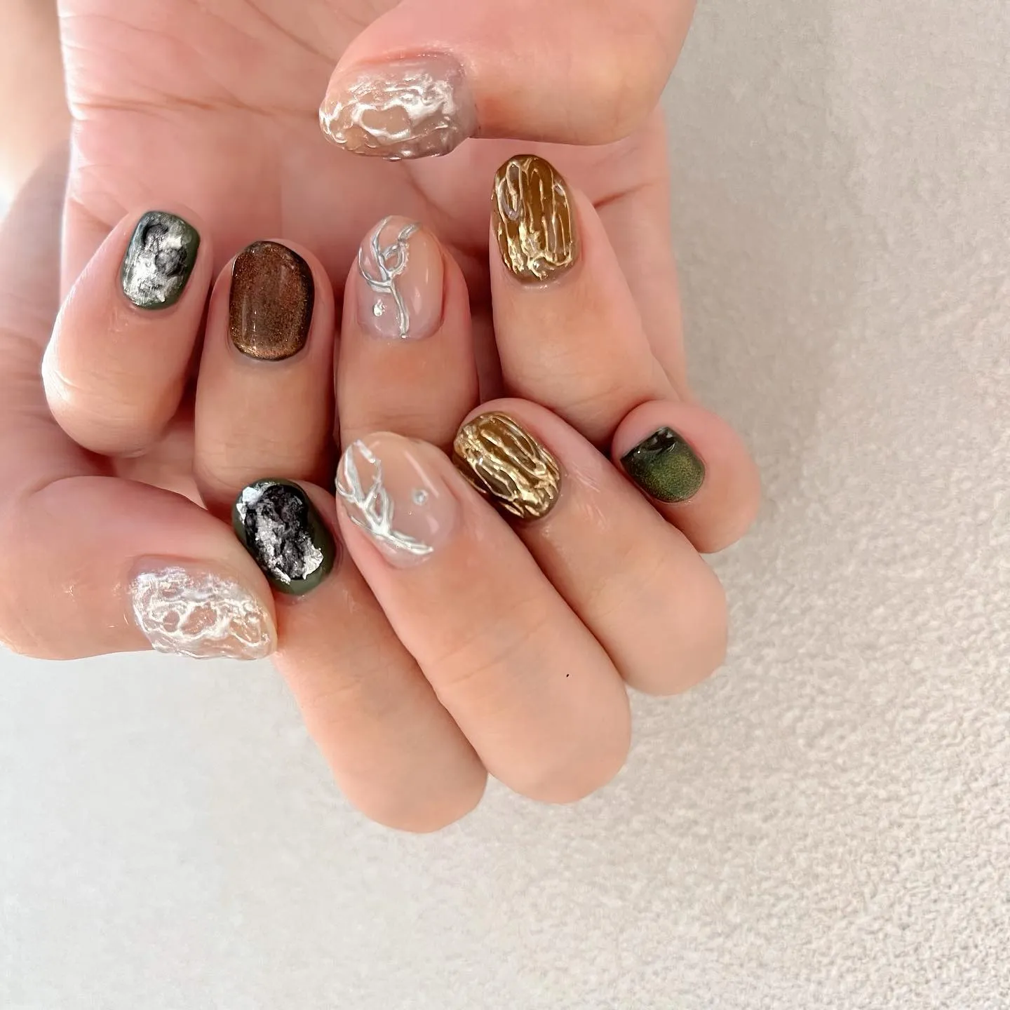 【横浜│港南区│ブルーライン下永谷駅】ちぐはぐネイル♪♪