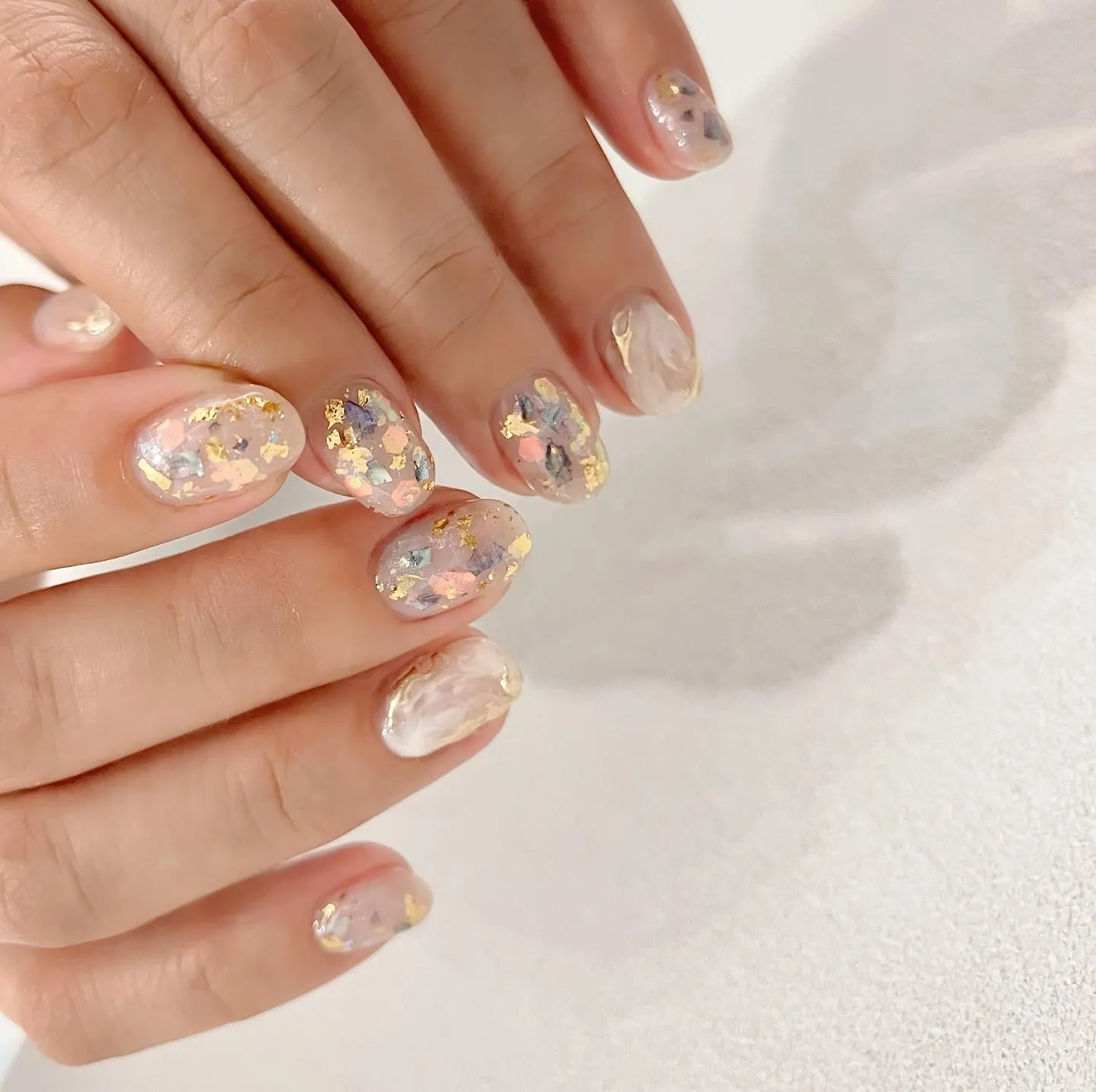 【横浜│港南区│ブルーライン下永谷駅】ホワイトニュアンスネイ...