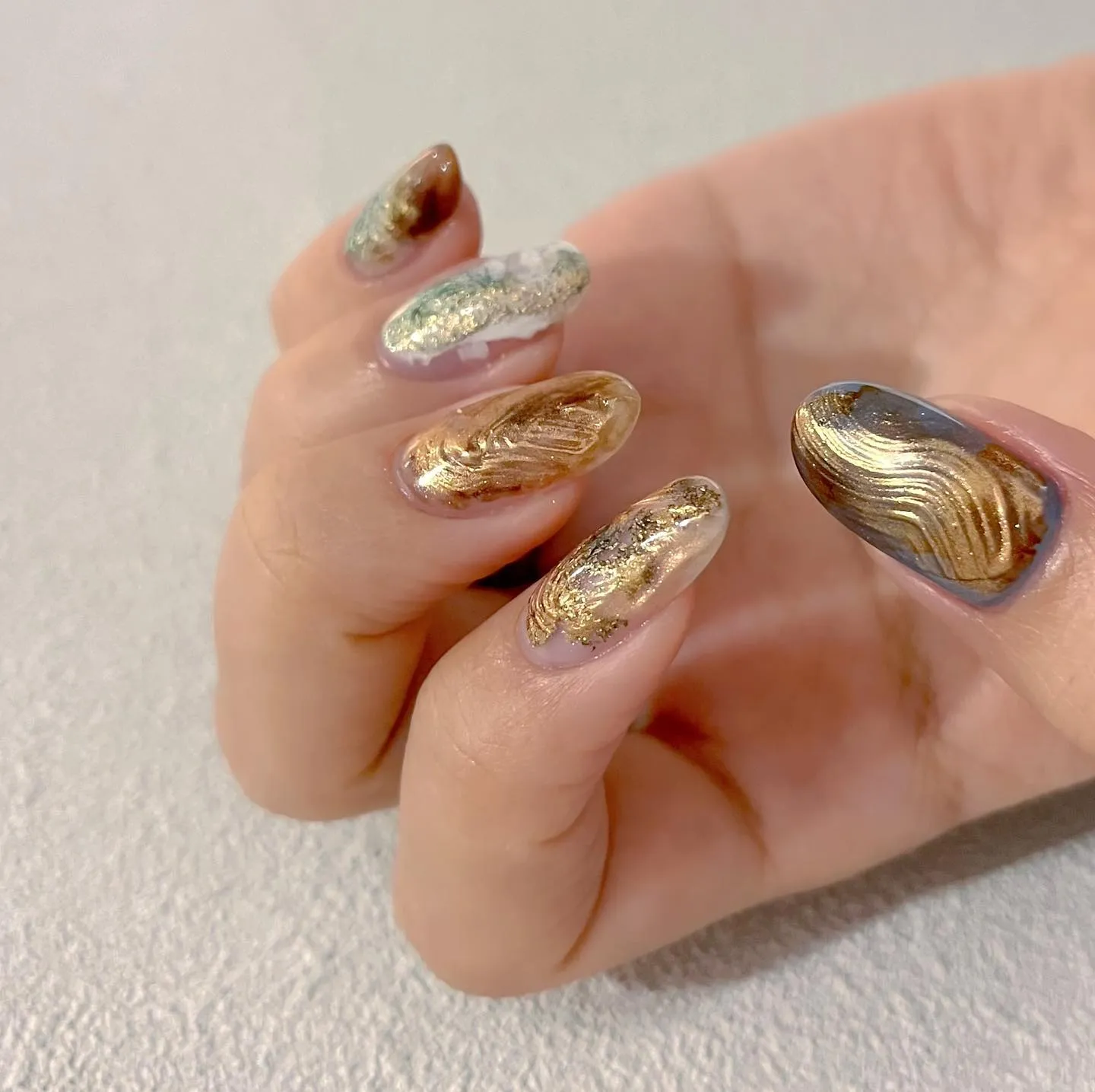 【横浜│港南区│ブルーライン下永谷駅】秋ニュアンスネイル♪♪