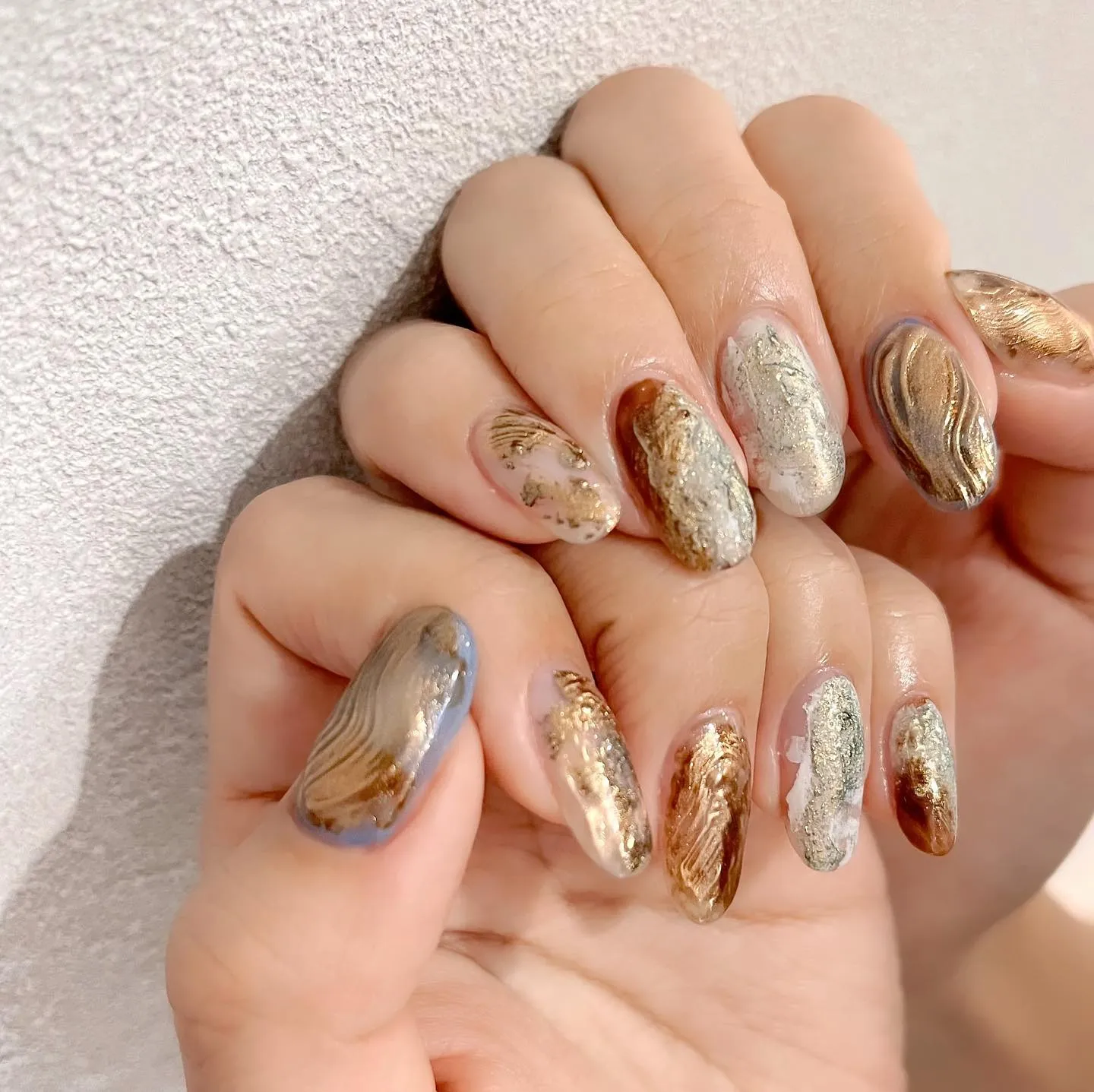 【横浜│港南区│ブルーライン下永谷駅】秋ニュアンスネイル♪♪