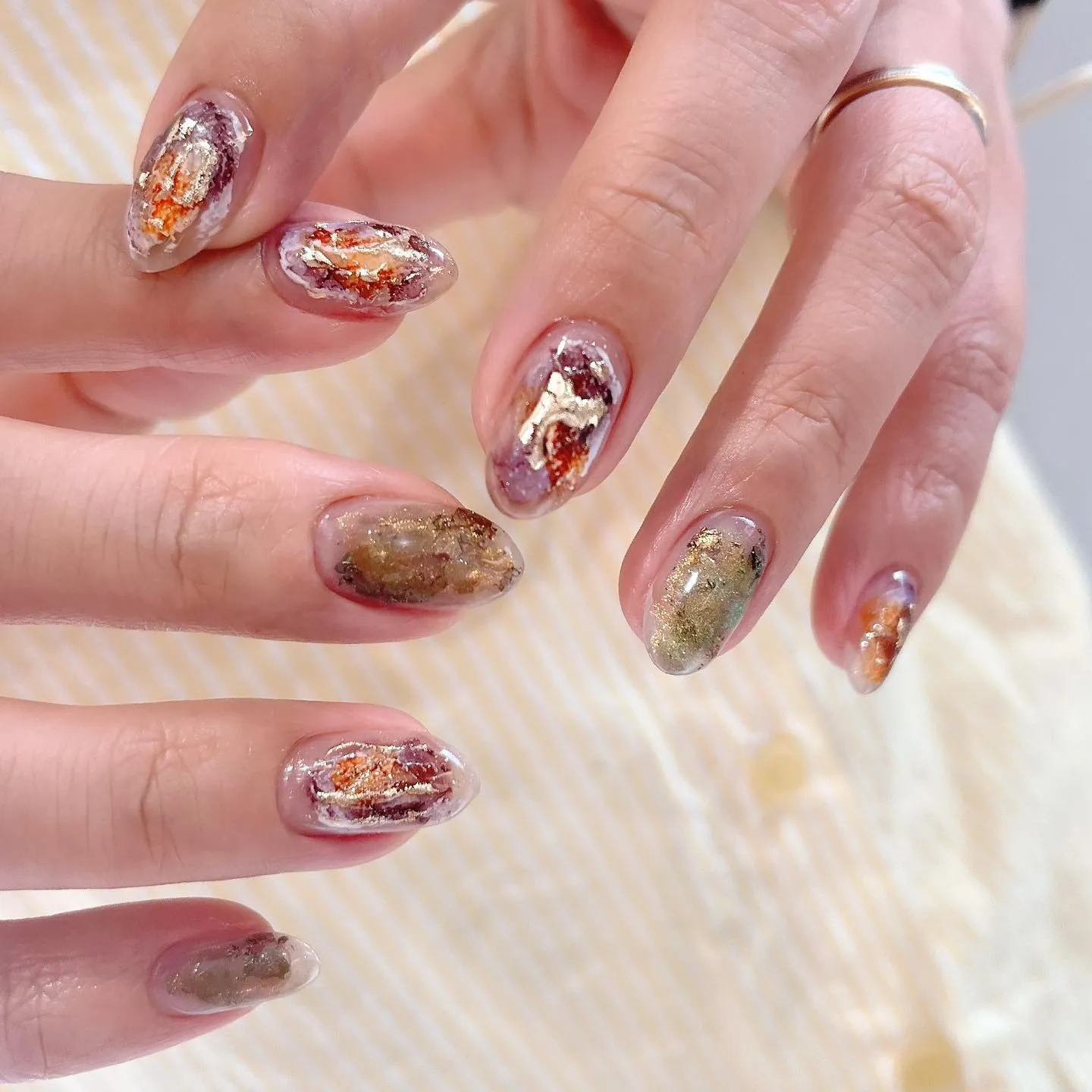 【横浜│港南区│ブルーライン下永谷駅】秋ニュアンスネイル♪♪