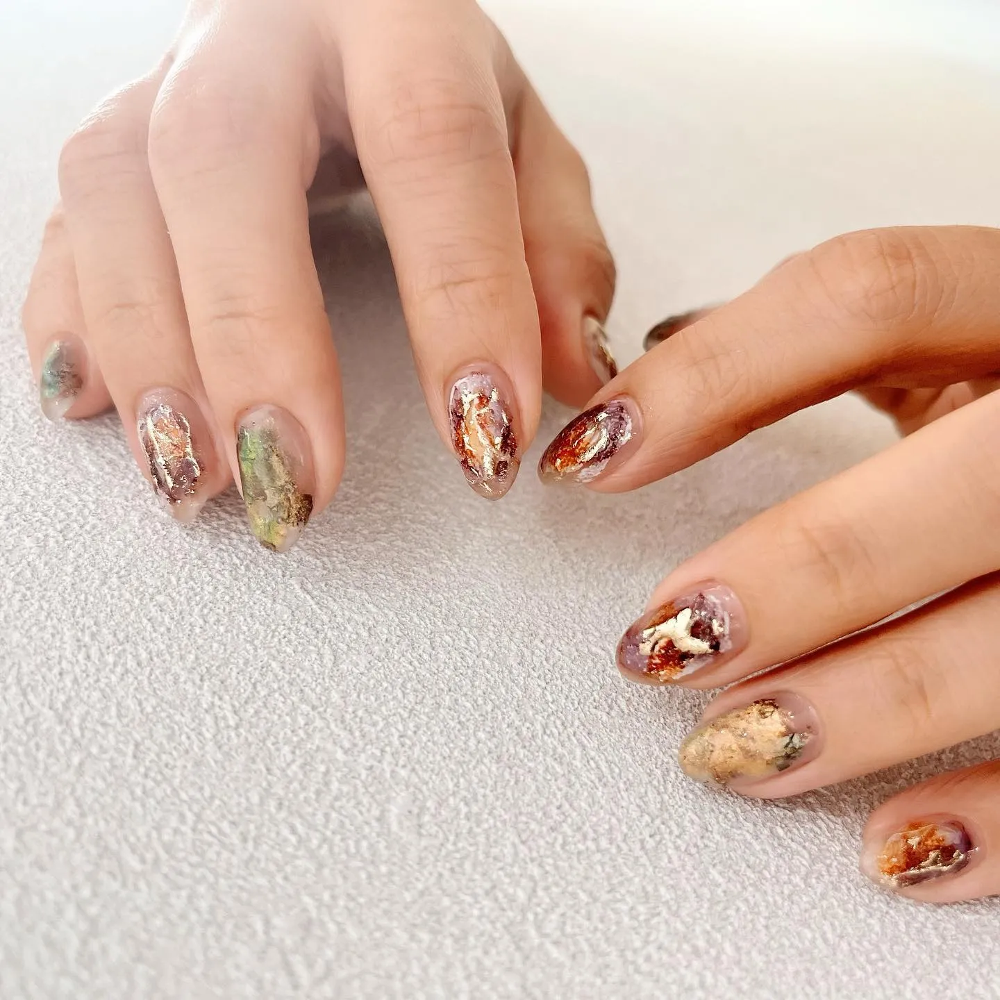 【横浜│港南区│ブルーライン下永谷駅】秋ニュアンスネイル♪♪