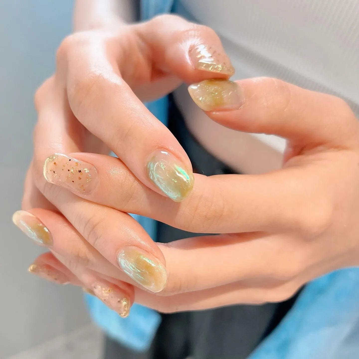 【横浜│港南区│ブルーライン下永谷駅】ニュアンスネイル♪♪