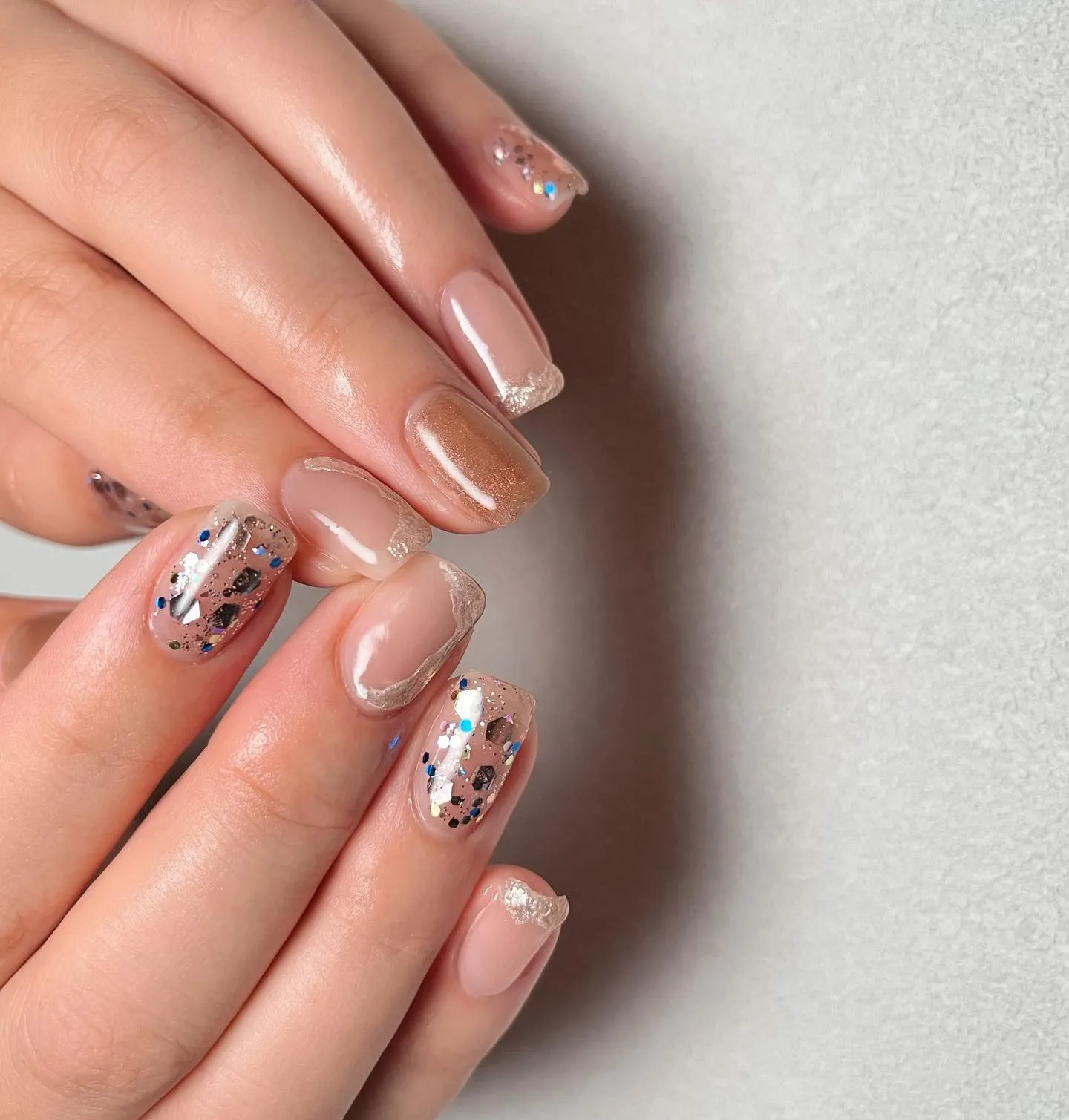 【横浜│港南区│ブルーライン下永谷駅】ニュアンスネイル♪♪