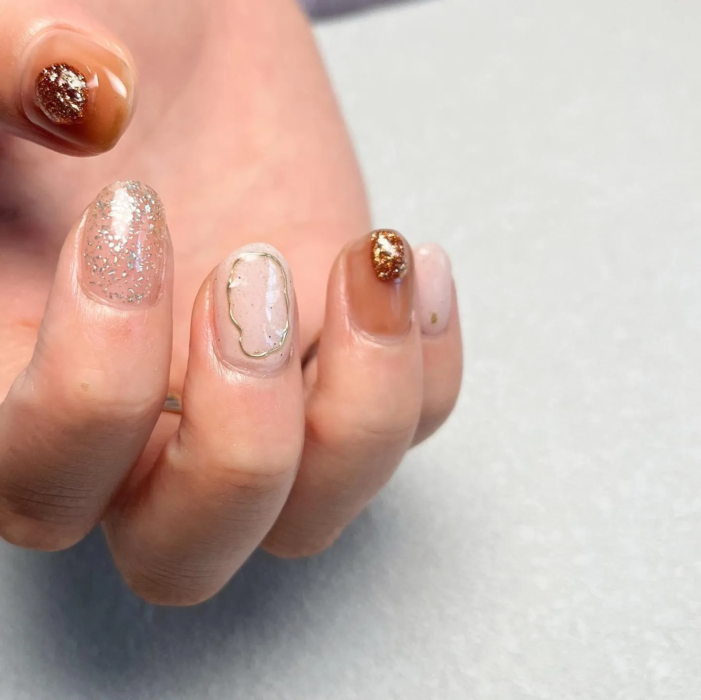 【横浜│港南区│ブルーライン下永谷駅】ニュアンスネイル♪♪