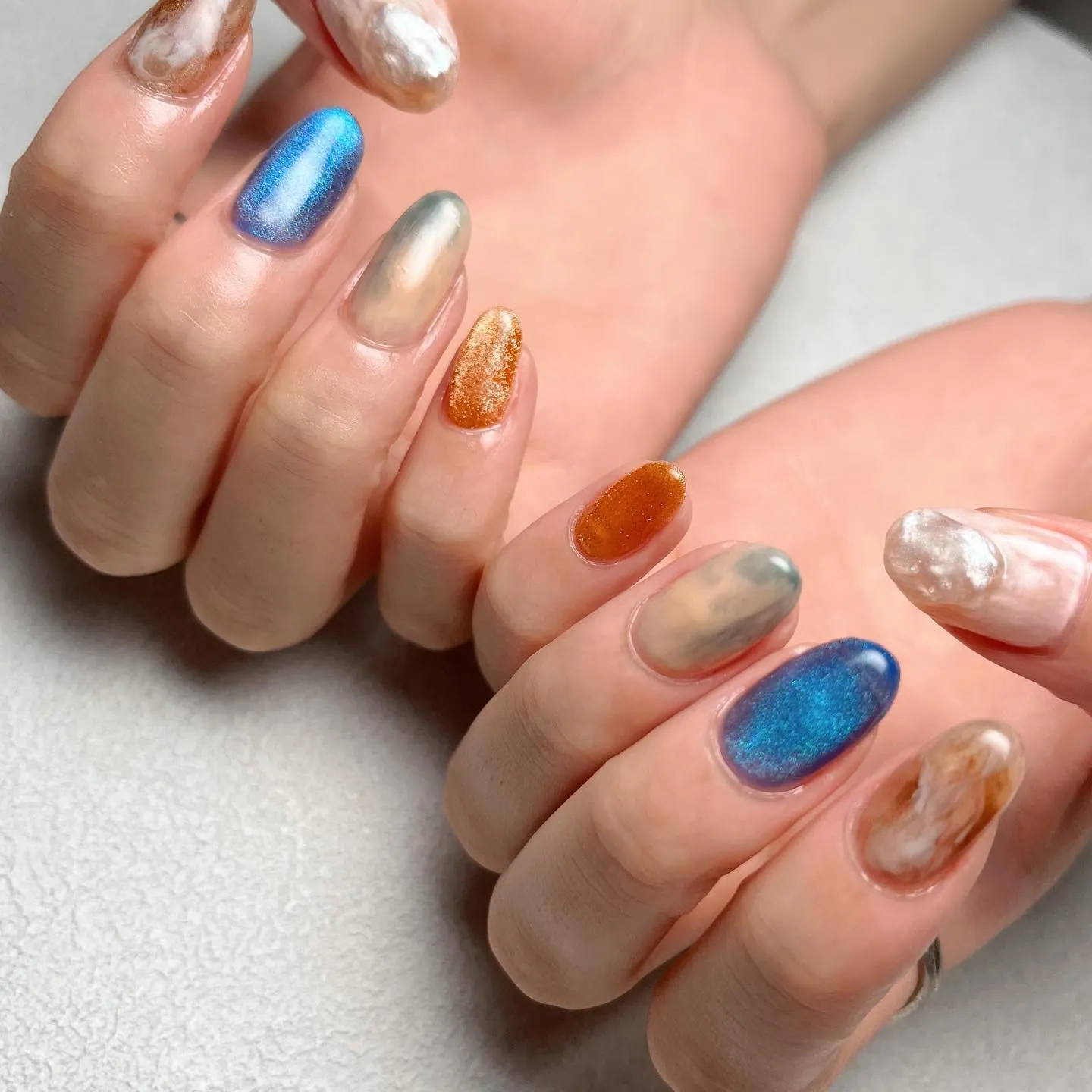 【横浜│港南区│ブルーライン下永谷駅】ニュアンスネイル♪♪