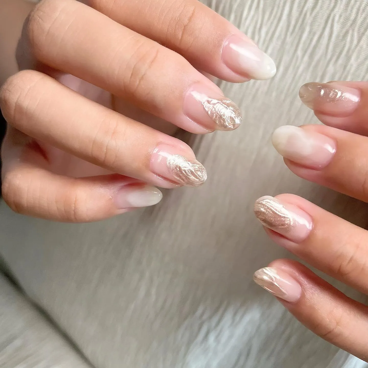 【横浜│港南区│ブルーライン下永谷駅】ニュアンスネイル♪♪