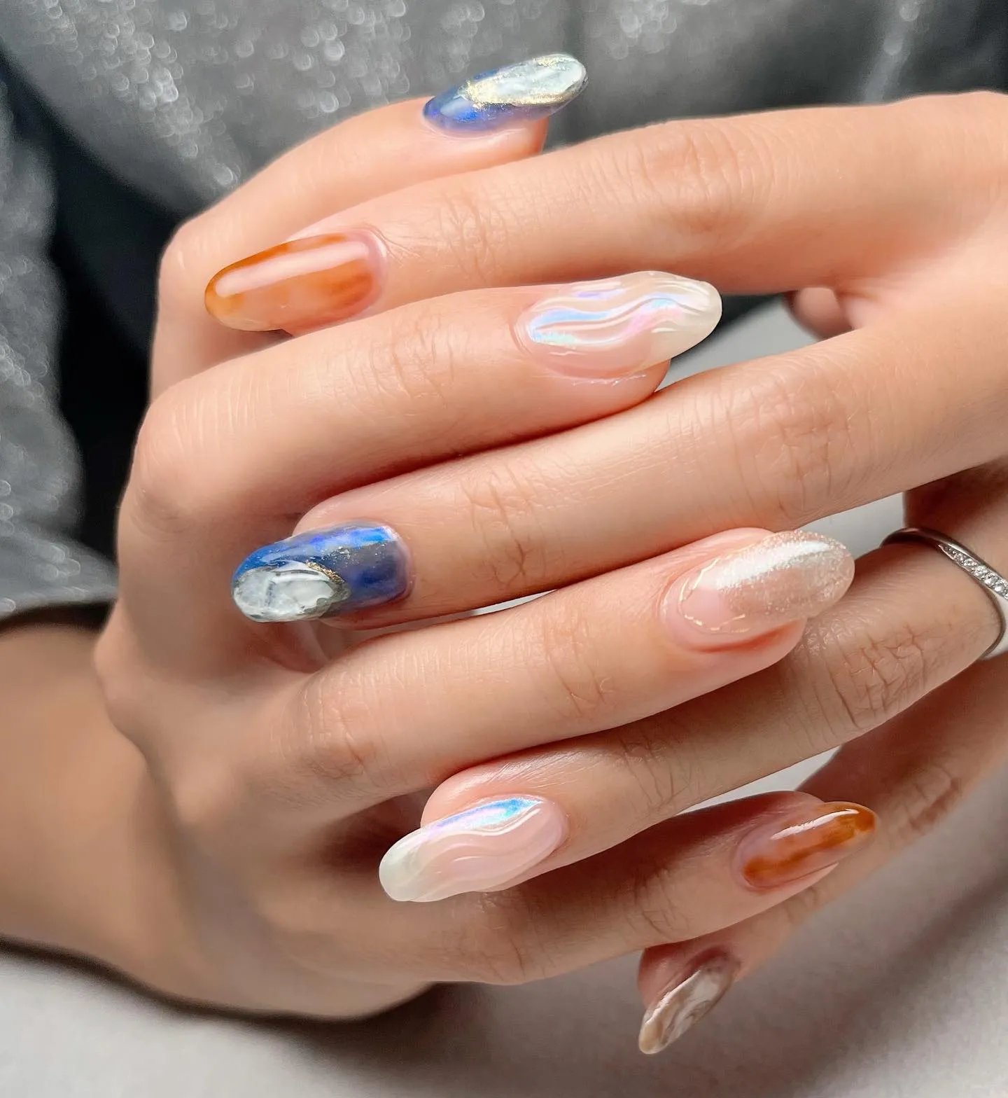 【横浜│港南区│ブルーライン下永谷駅】ニュアンスネイル♪♪