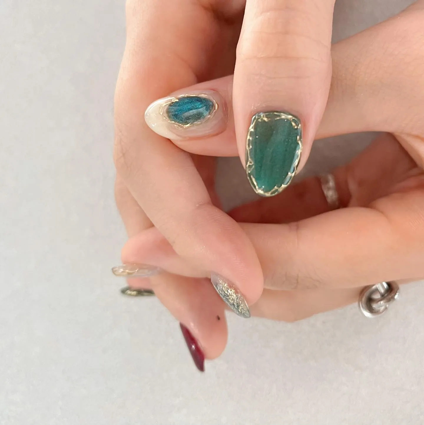 【横浜│港南区│ブルーライン下永谷駅】ニュアンスネイル♪♪